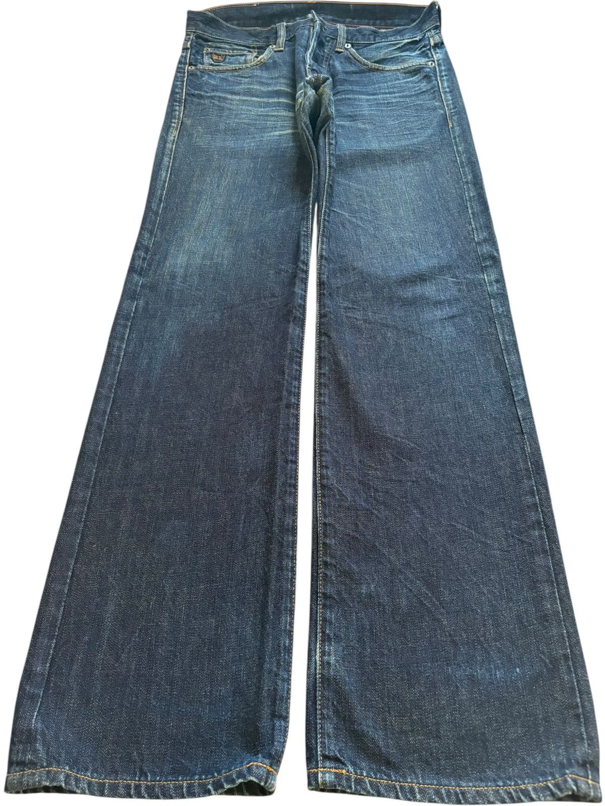 Levi's Vintage Ralph Lauren Blue Wash Baggy Jeans Size US 33 - 1 Thumbnail
