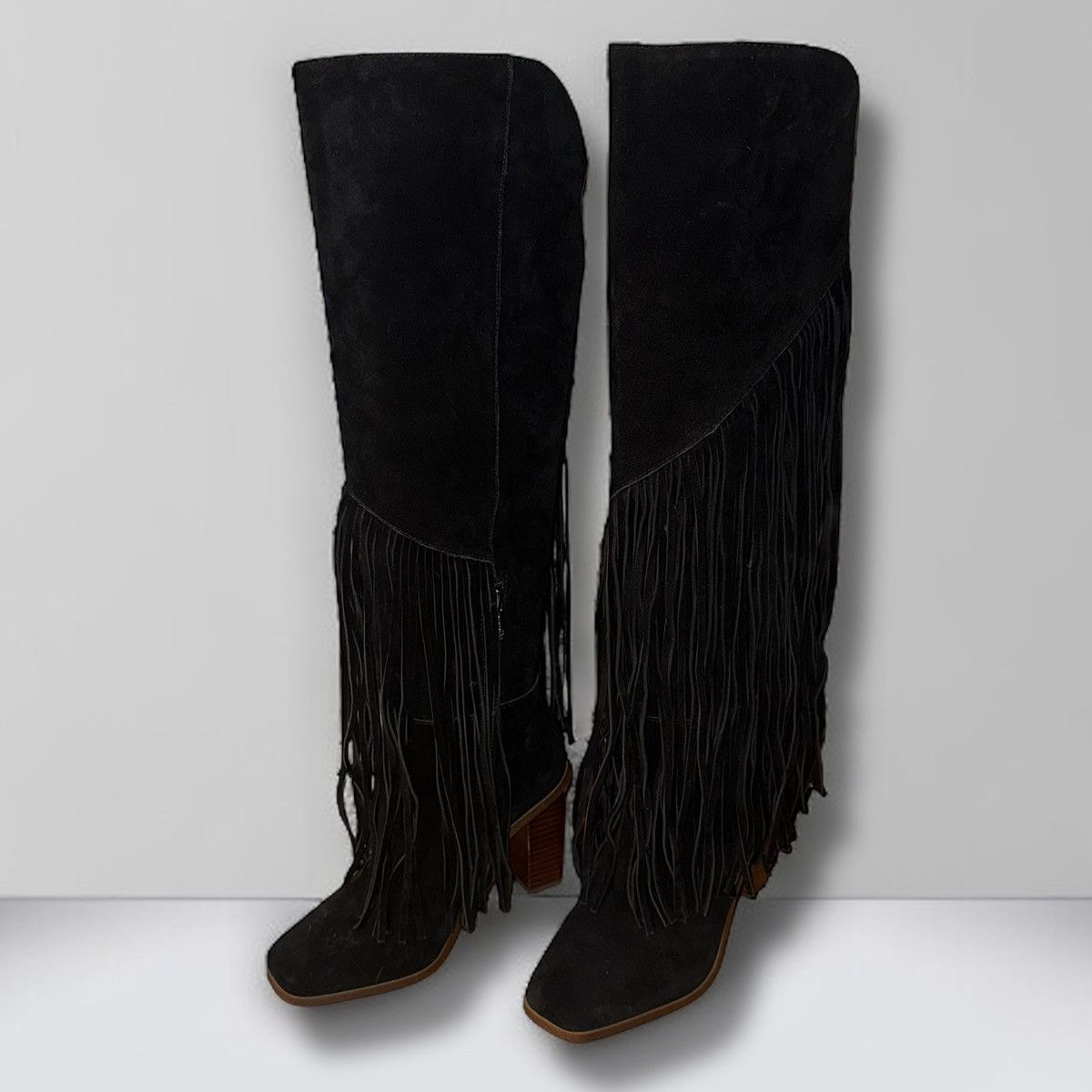 Jessica Simpson Jessica Simpson Asire tall western fringed boots Size US 6 / IT 36 - 5 Thumbnail