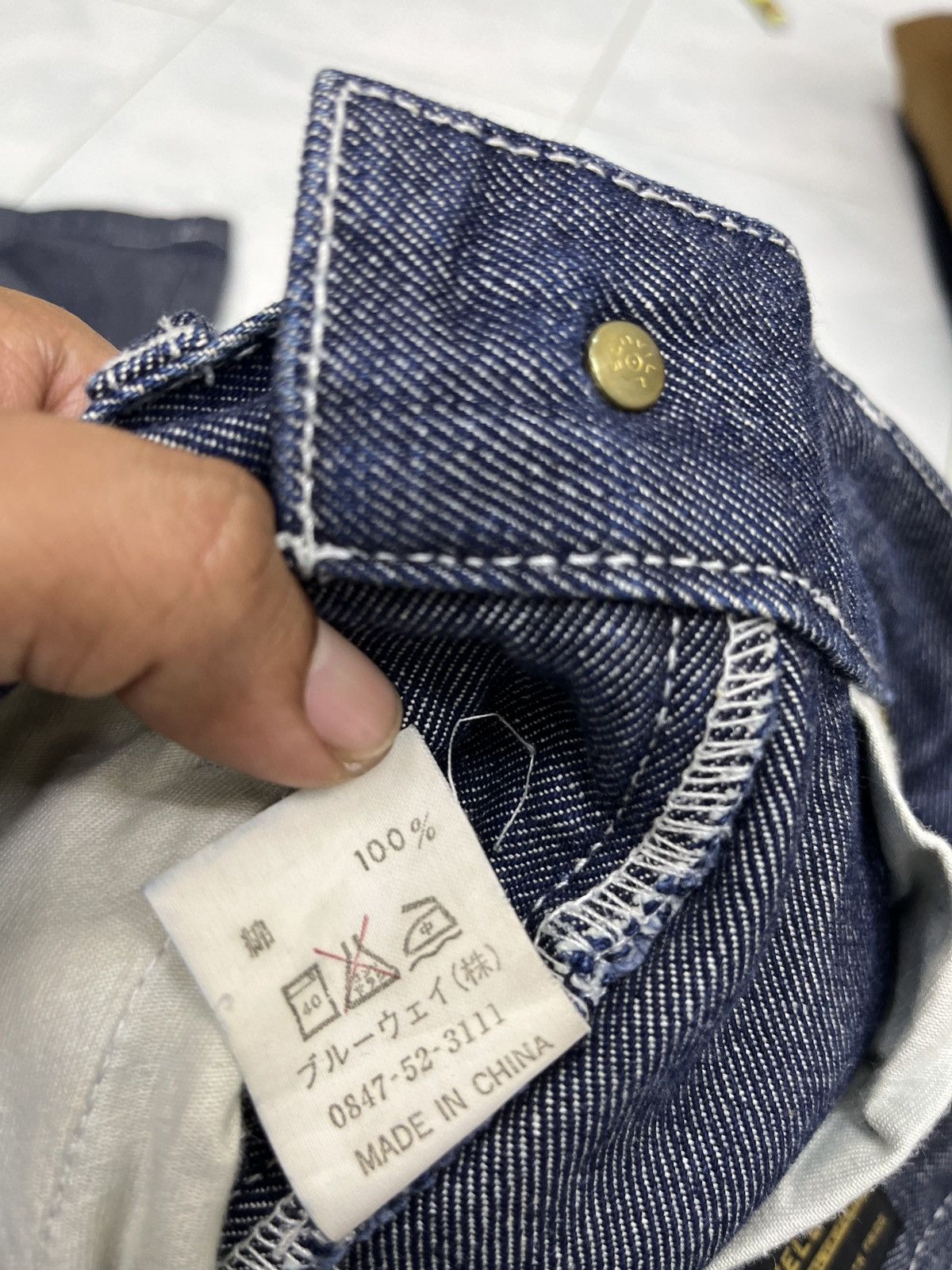Japanese Brand 🔥🔥🔥STEALS WELDGIN DOUBLE KNEE DENIM Size US 28 / EU 44 - 10 Thumbnail