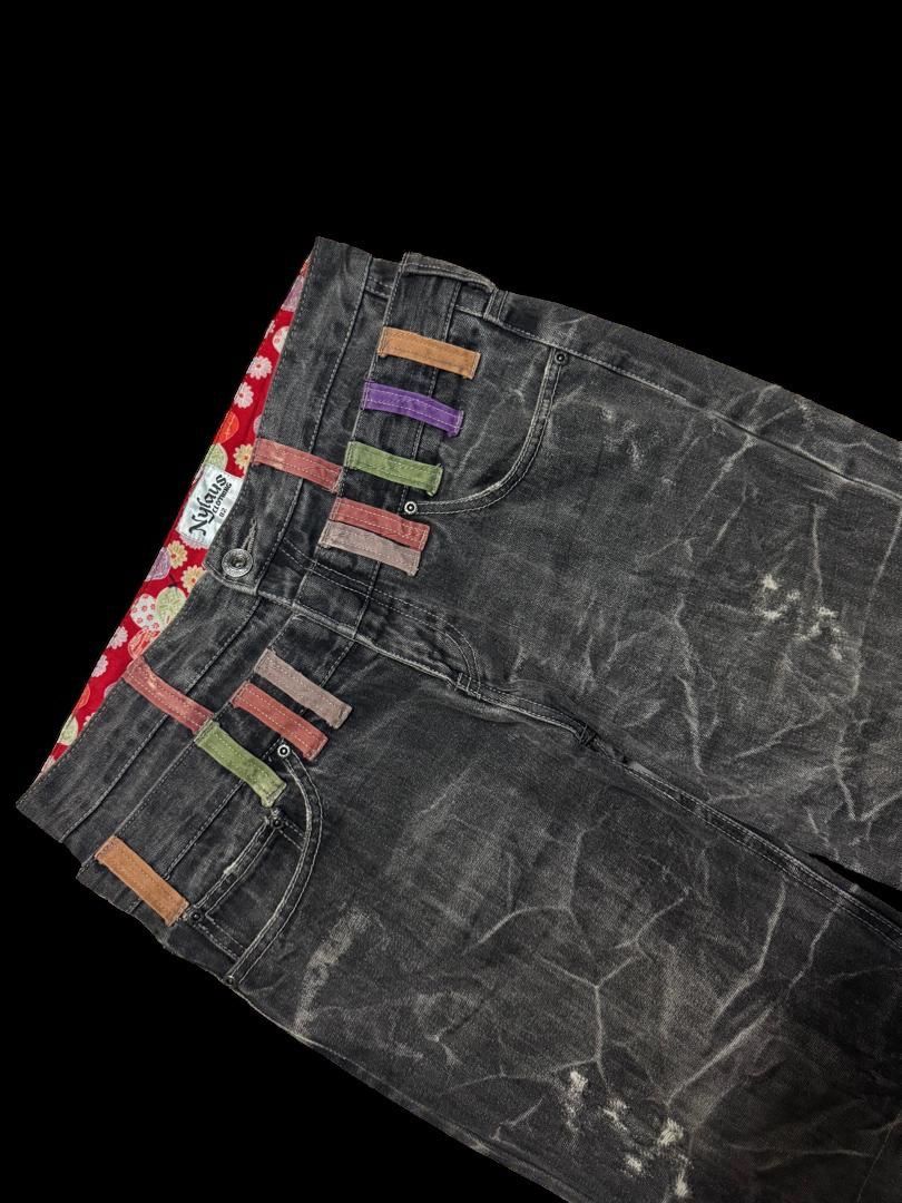 Vintage Vintage Antfui 🇯🇵 Double Waist Whisker Short Distressed Jean Size US 30 / EU 46 - 5 Thumbnail