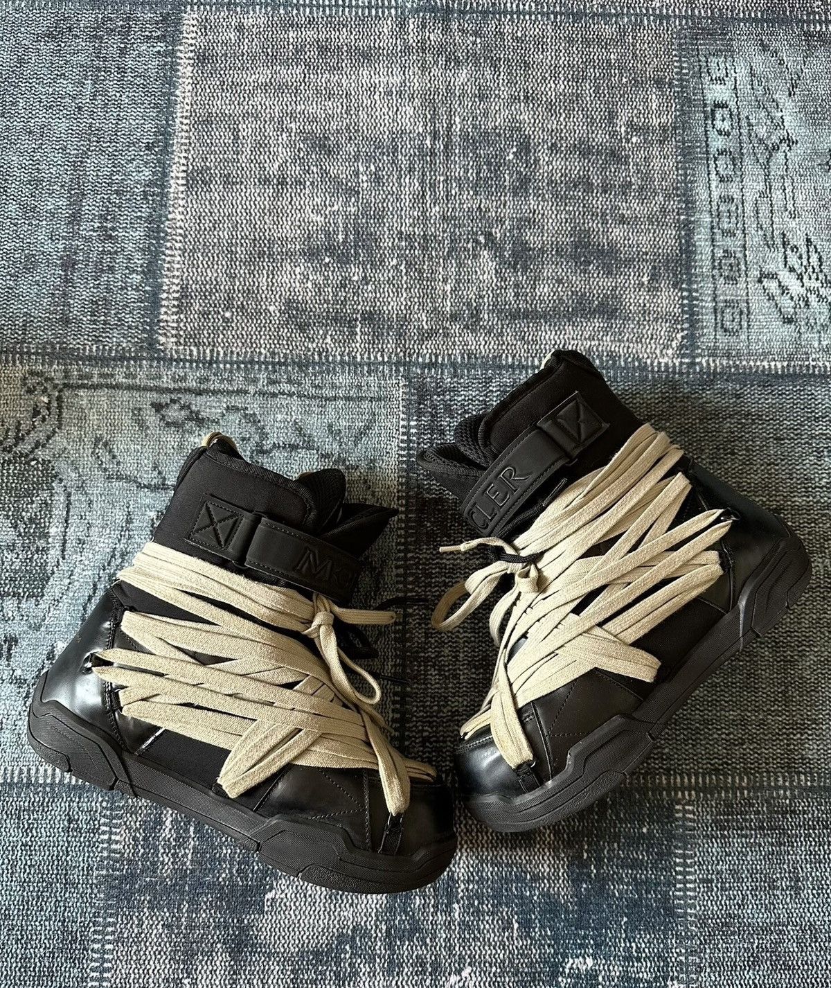 Rick Owens Rick Owens x Moncler collaboration crazy lace snow boots. Size US 8 / EU 41 - 2 Thumbnail