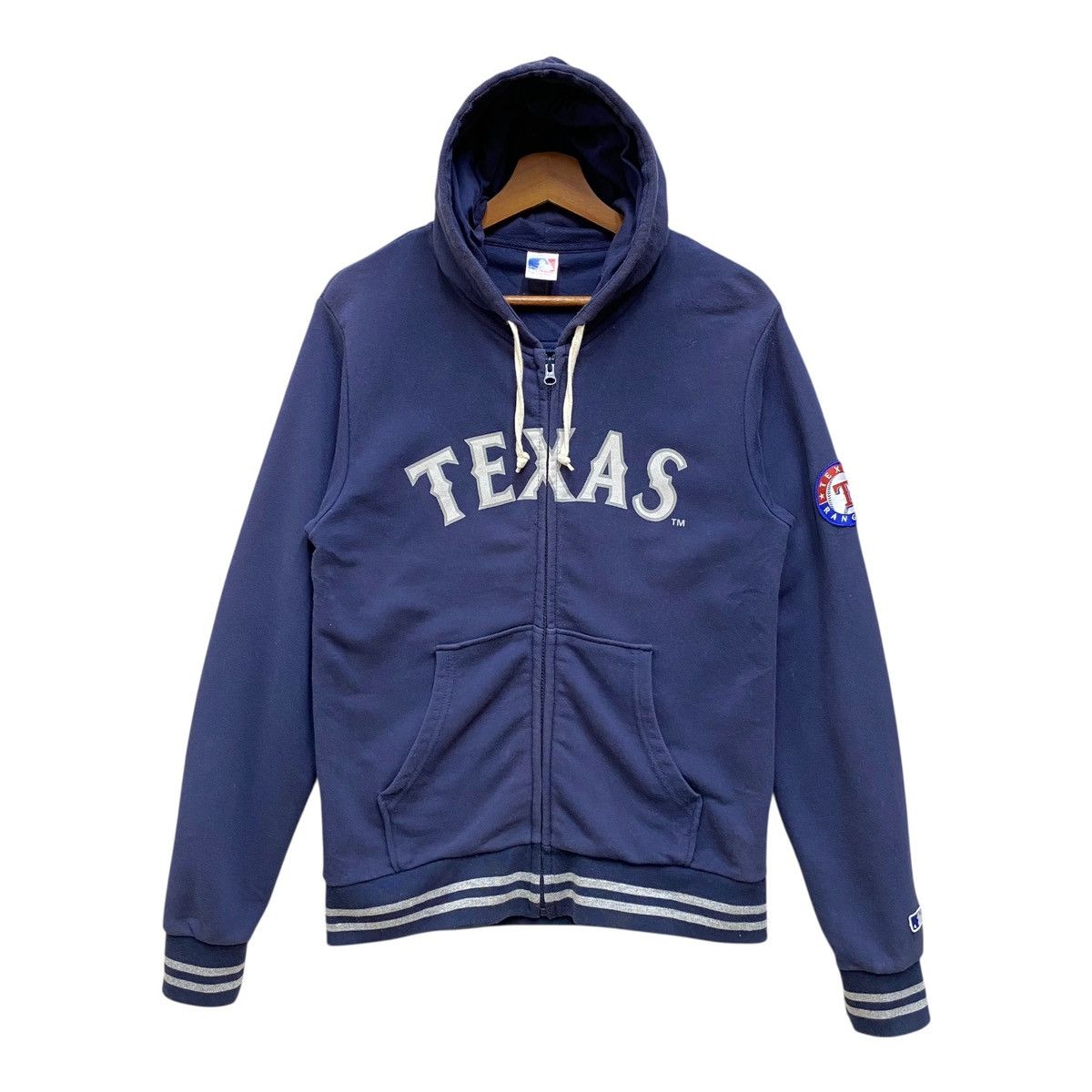 MLB Taxes Rangers MLB Zip Up Hoodie Blue Medium Size Size US M / EU 48-50 / 2 - 1 Thumbnail