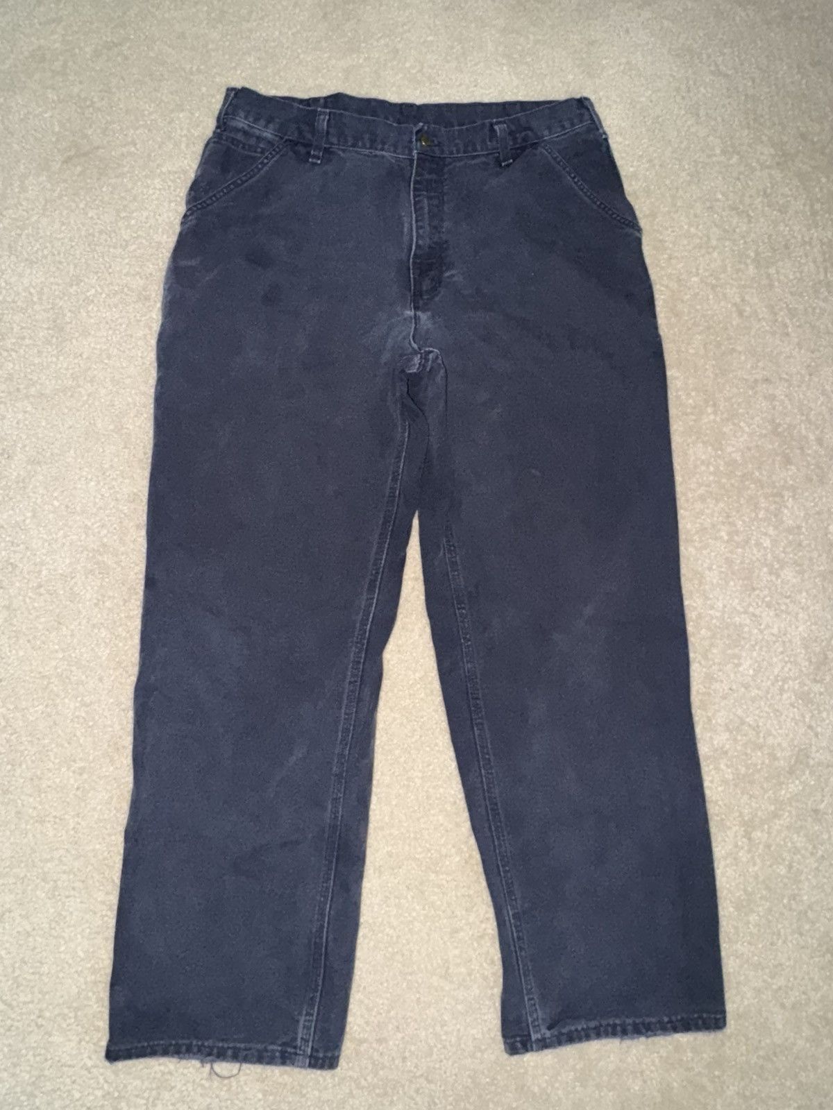 Carhartt Carhartt Vintage Distressed Wide Fit Workwear Utility Pants Size US 36 / EU 52 - 1 Thumbnail