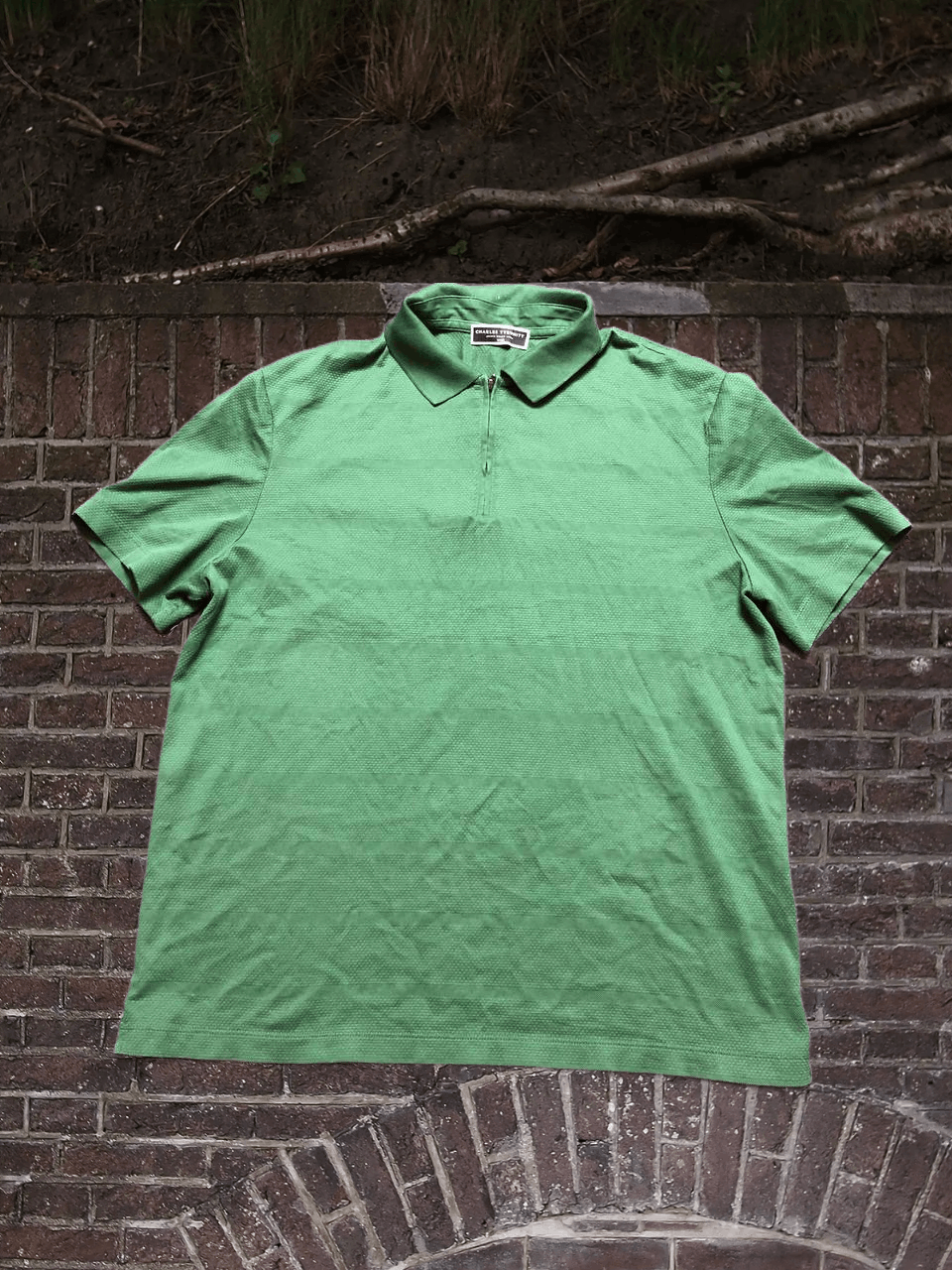 Charles Tyrwhitt Charles Tyrwhitt Bright Green Short Sleeve Cotton POLO Size US L / EU 52-54 / 3 - 1 Thumbnail