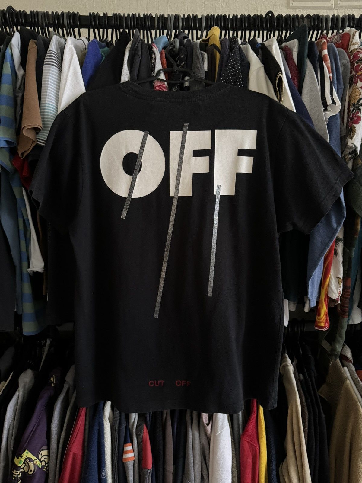 Off-White × Virgil Abloh Off White Cut Off Vintage Tee Size:M Size US L / EU 52-54 / 3 - 3 Thumbnail