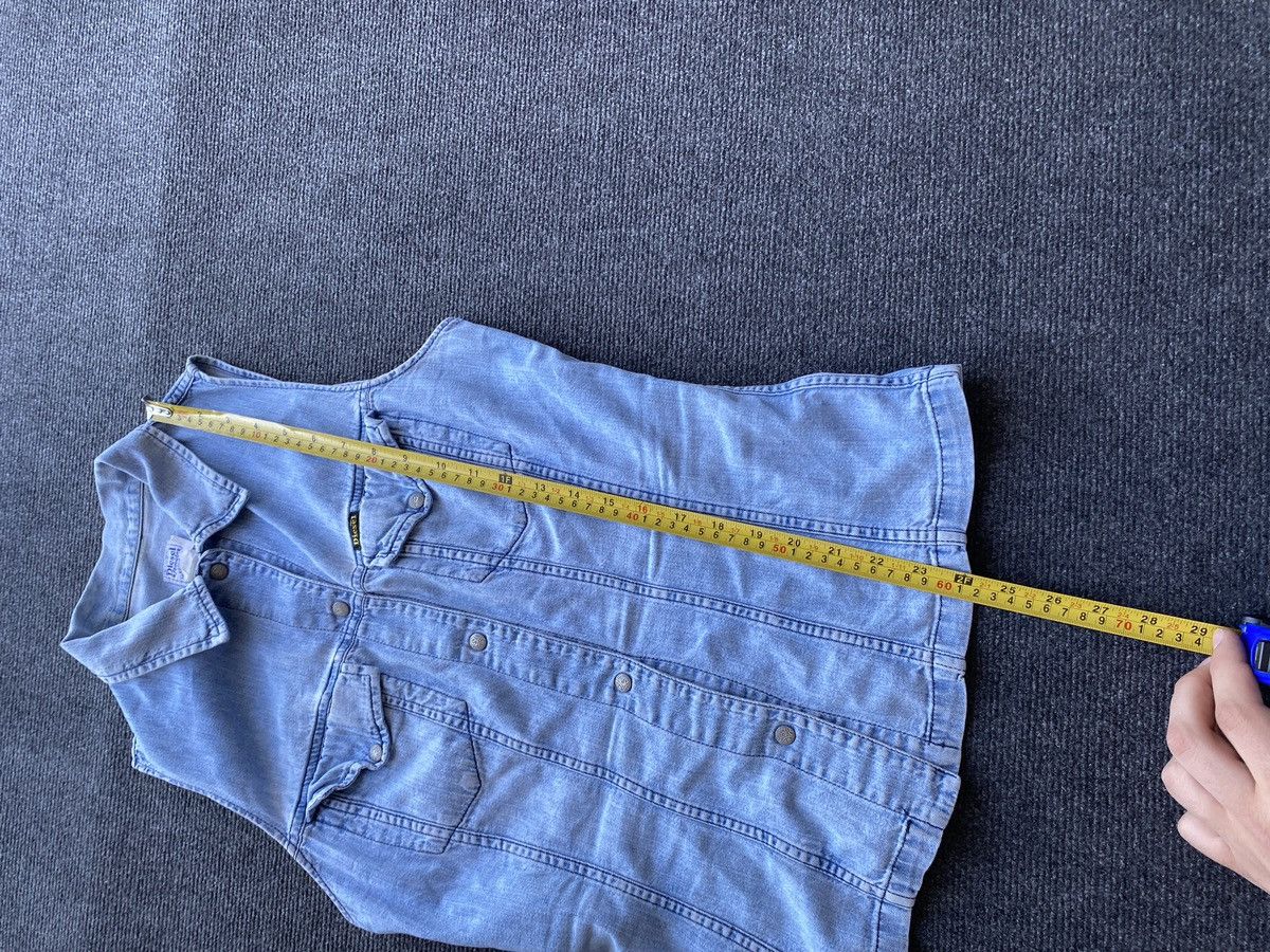 Diesel 🔥90s Diesel Tank top Shirt button up denim rare goth emo Size L / US 10 / IT 46 - 6 Thumbnail