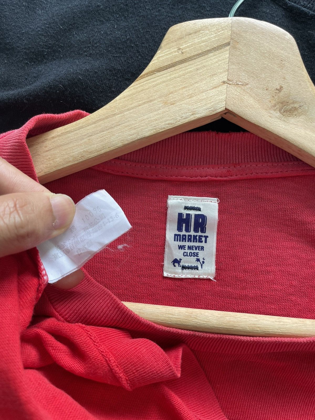 HOLLYWOOD RANCH MARKET × Japanese Brand × Vintage Vintage Rare HR Market We Never Close Tshirt Size US L / EU 52-54 / 3 - 4 Thumbnail