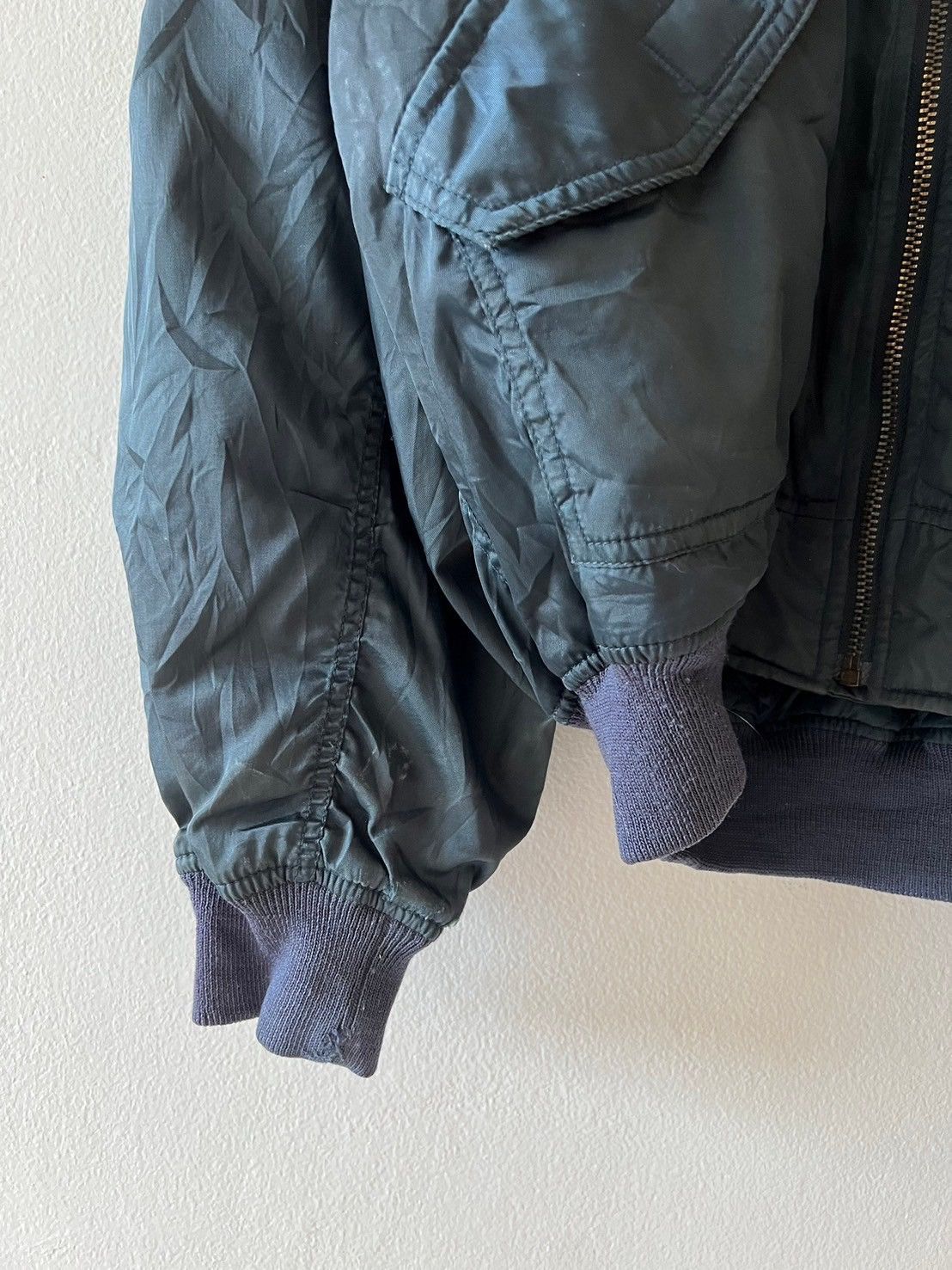 Vintage Vintage Boss Coffee Fur Bomber Flight Jacket Size US M / EU 48-50 / 2 - 9 Thumbnail