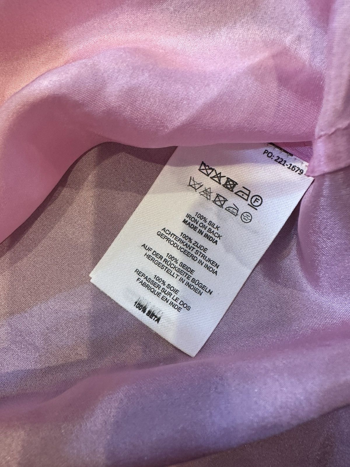 Dries Van Noten 100% Silk Pink Dries Van Noten Top Size XS / US 0-2 / IT 36-38 - 5 Thumbnail