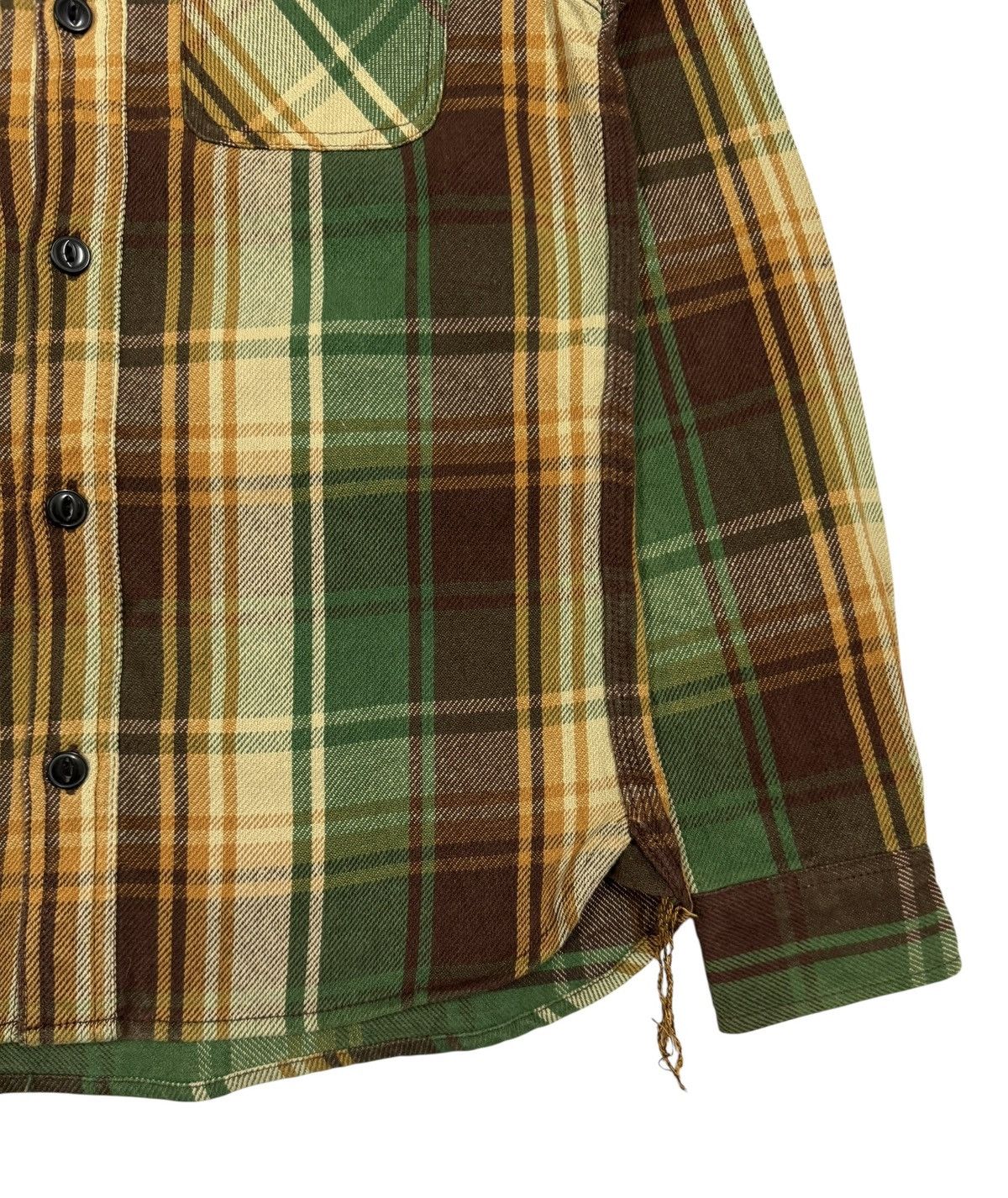 Japanese Brand Houston Union Made Tartan Flannel Button Ups Shirt Size US M / EU 48-50 / 2 - 10 Thumbnail