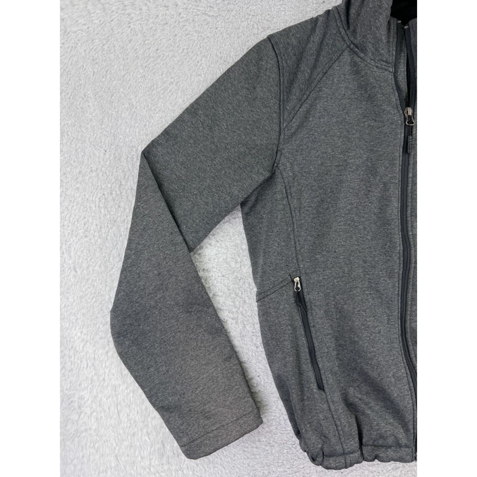 The North Face The North Face Jacket Women L Gray Zip Mock Neck Polyester Fleece Cozy Warm Size L / US 10 / IT 46 - 7 Thumbnail