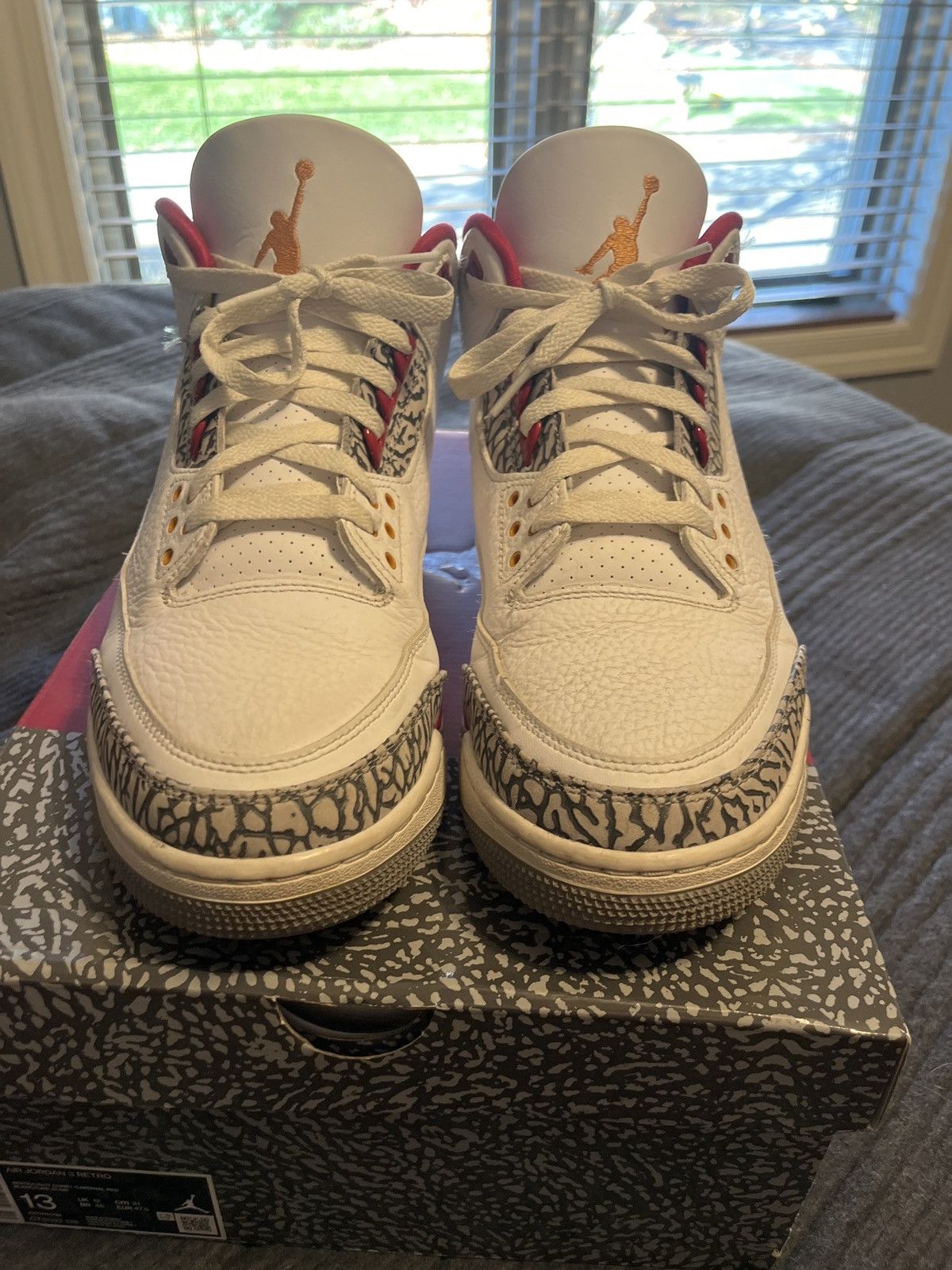Jordan Brand × Nike Nike Jordan 3 cardinal red Size US 13 / EU 46 - 2 Thumbnail