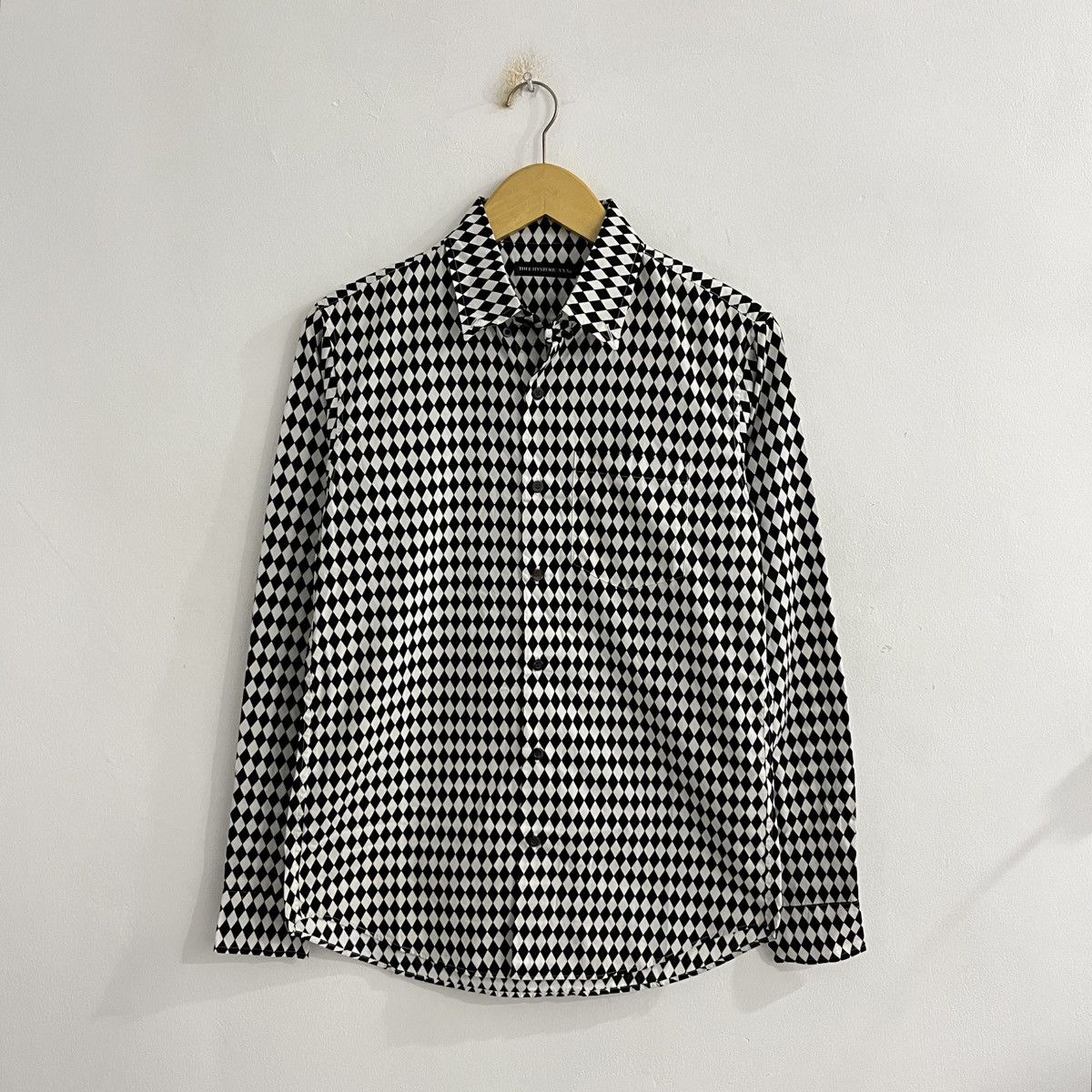 Hysteric Glamour Hysteric Glamour Diamond Checkerboard Button Up Shirt Size US S / EU 44-46 / 1 - 3 Thumbnail