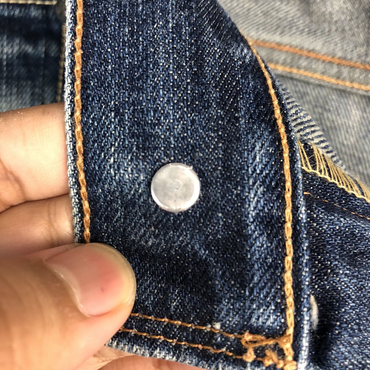 Levi's Levis 702 Blue Denim ripped distressed Pants #A2610 Size US 32 / EU 48 - 13 Thumbnail