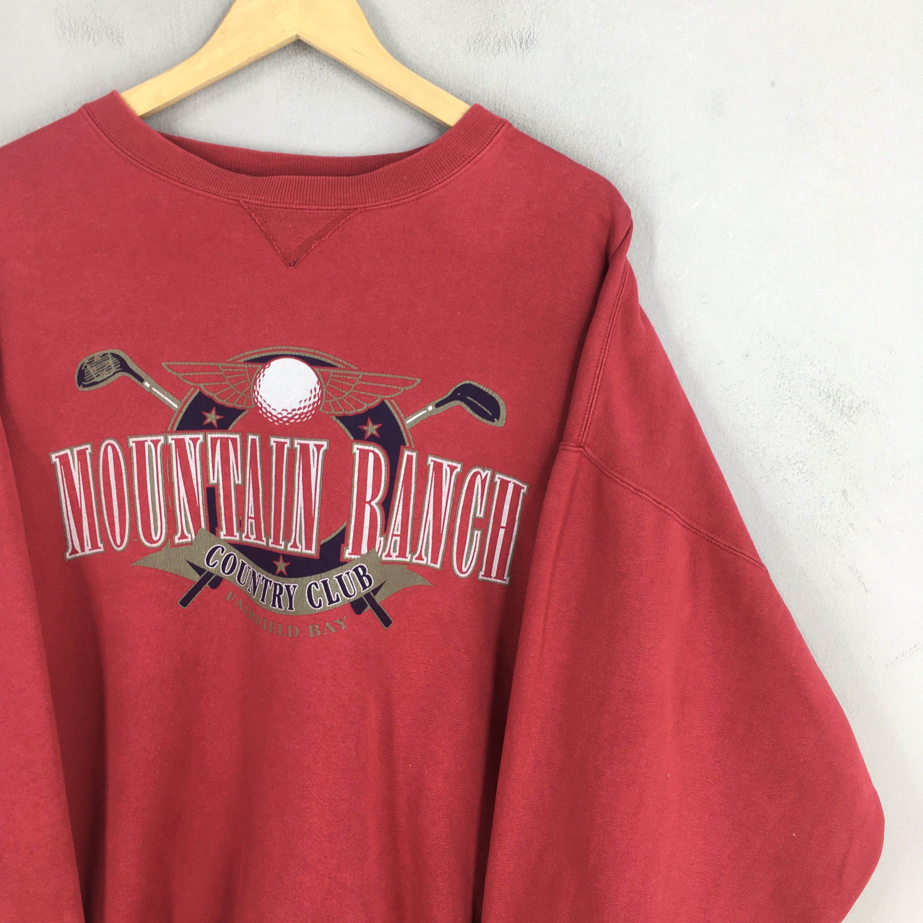 Vintage Vintage Golf Mountain Ranch Country Club Red 2XLarge Size US XXL / EU 58 / 5 - 2 Thumbnail