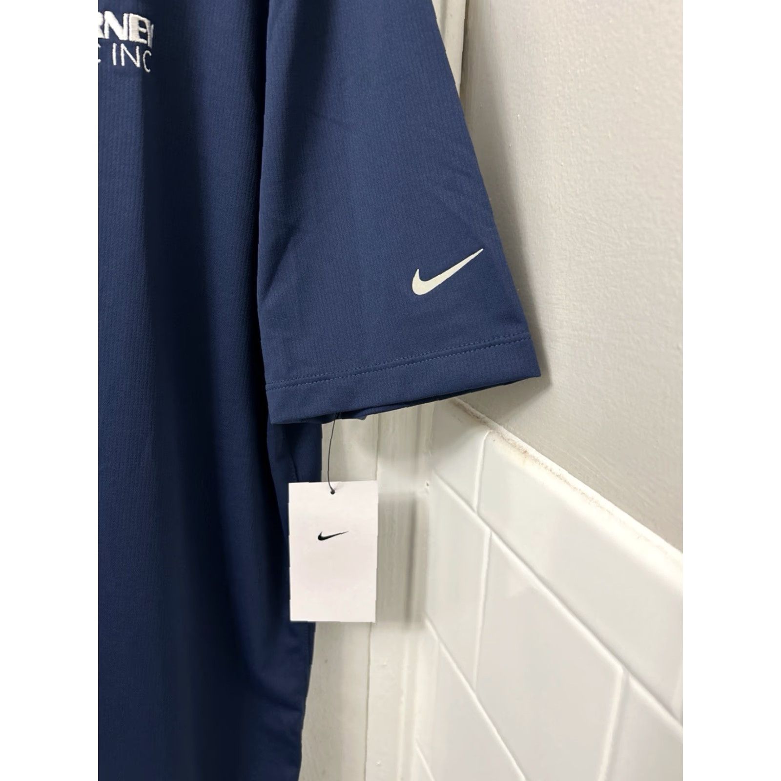 Nike Nike Golf Dry Victory Polo Shirt Mens Large Navy Blue S/S NWT Size US L / EU 52-54 / 3 - 4 Thumbnail
