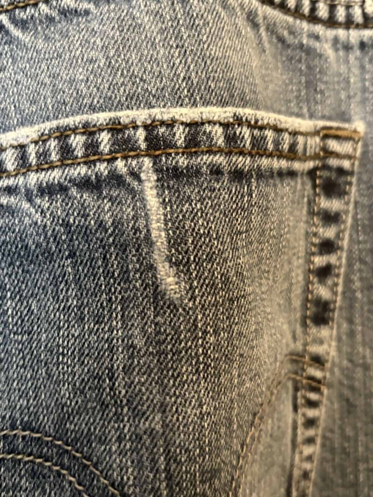 Levi's Levis 514 Jeans Distressed Mens 36x30 Blue Slim Straight Size US 36 / EU 52 - 9 Thumbnail