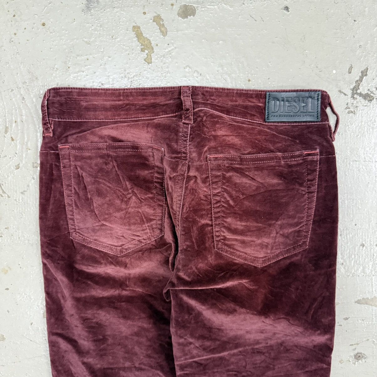 Diesel Diesel D-Jevel Low Waist Velvet Pant Y2K Size 26" / US 2 / IT 38 - 15 Thumbnail
