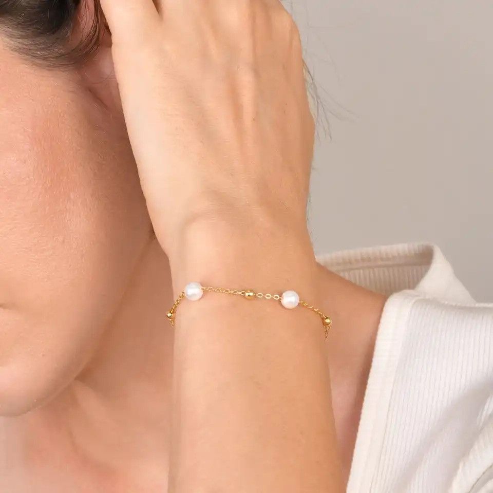Other Graceful Simulated Pearl Bracelet Size ONE SIZE - 3 Thumbnail