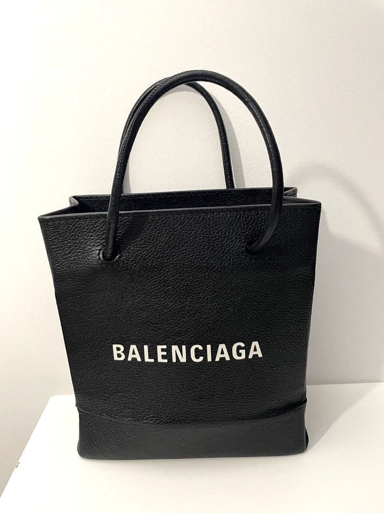 Balenciaga balenciaga black leather tote bag-dmc Size ONE SIZE - 1 Thumbnail
