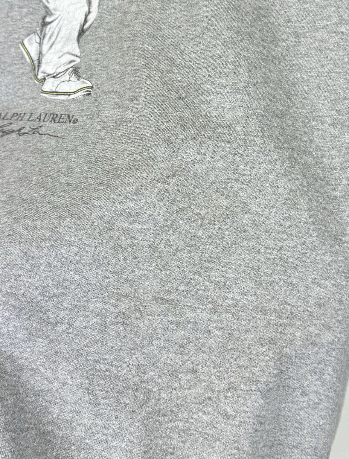 Polo Ralph Lauren Ralph Lauren Polo Bear Tennis Short Sleeve T-shirt Gray Top Size US XL / EU 56 / 4 - 5 Thumbnail