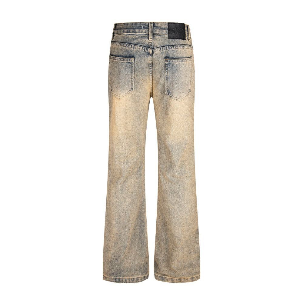 Japanese Brand × Jean Heavy distressed trendy loose men's flared jeans Size US 32 / EU 48 - 2 Thumbnail