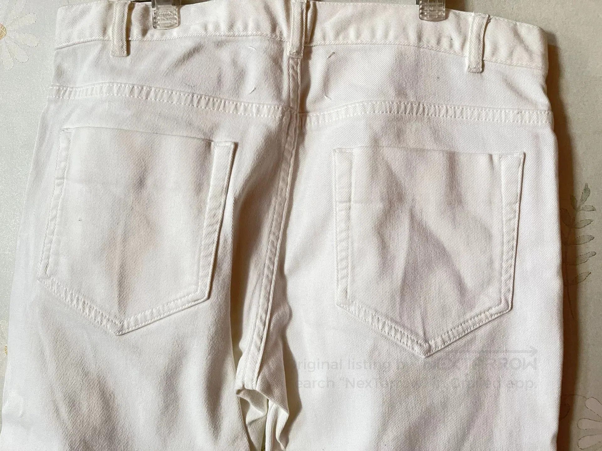 Maison Margiela Maison Margiela White Jeans. Size US 34 / EU 50 - 4 Thumbnail