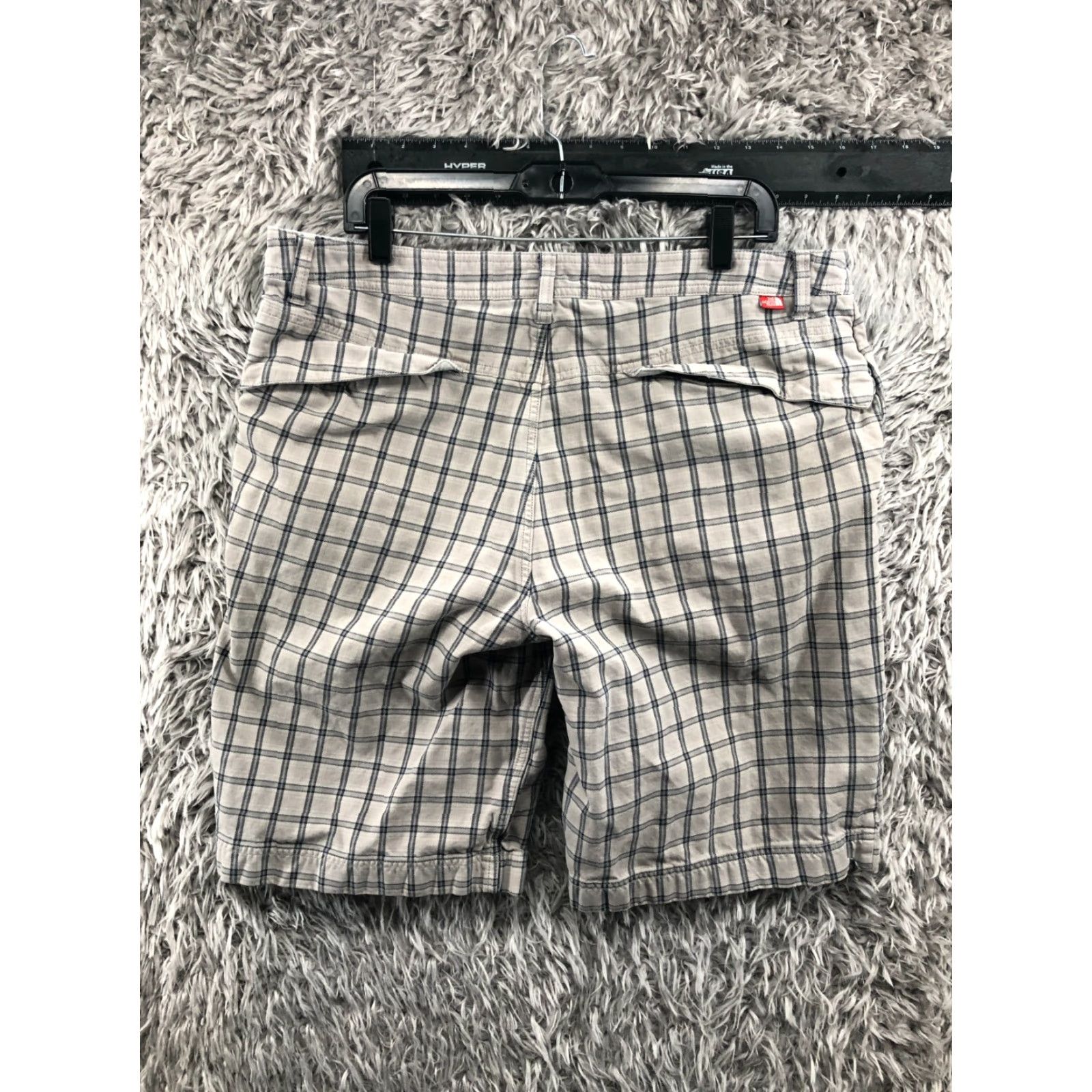 The North Face The North Face Plaid Shorts Mens 38 Bermuda Regular Mid Blue Color Cotton Blend Logo 5-Pocket Denim Casual Men Shorts Size US 38 / EU 54 - 4 Thumbnail