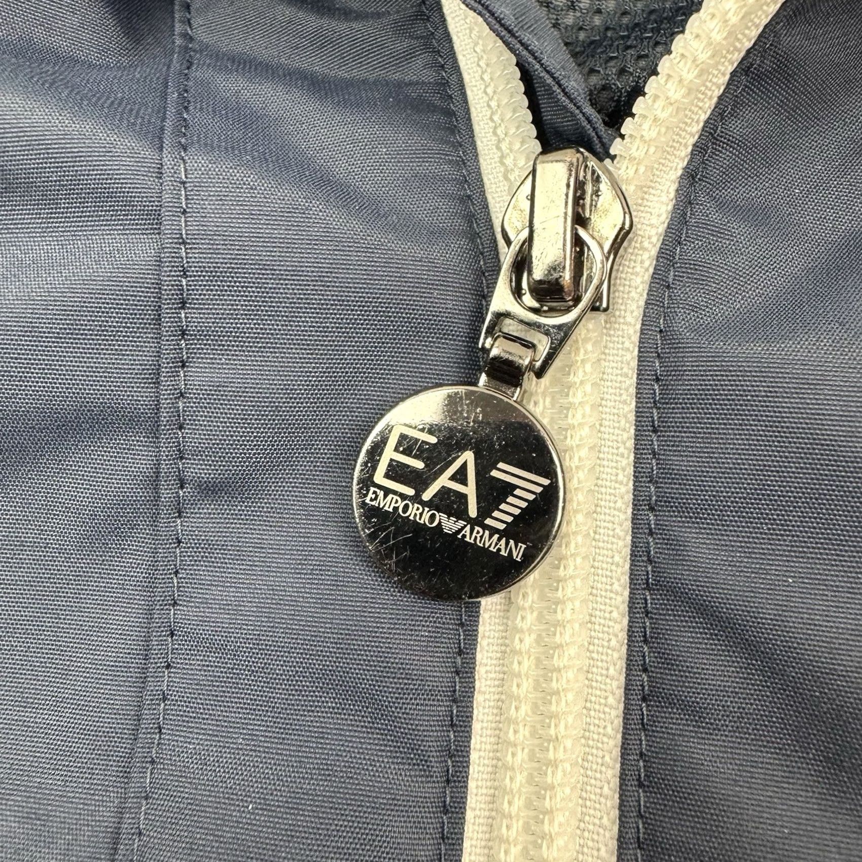 Emporio Armani Emporio Armani Ea7 Windbreaker Jacket Men 2XL Blue Zip Collared Full Zip Lightweight Casual TravelBlocked Size US XXL / EU 58 / 5 - 4 Thumbnail