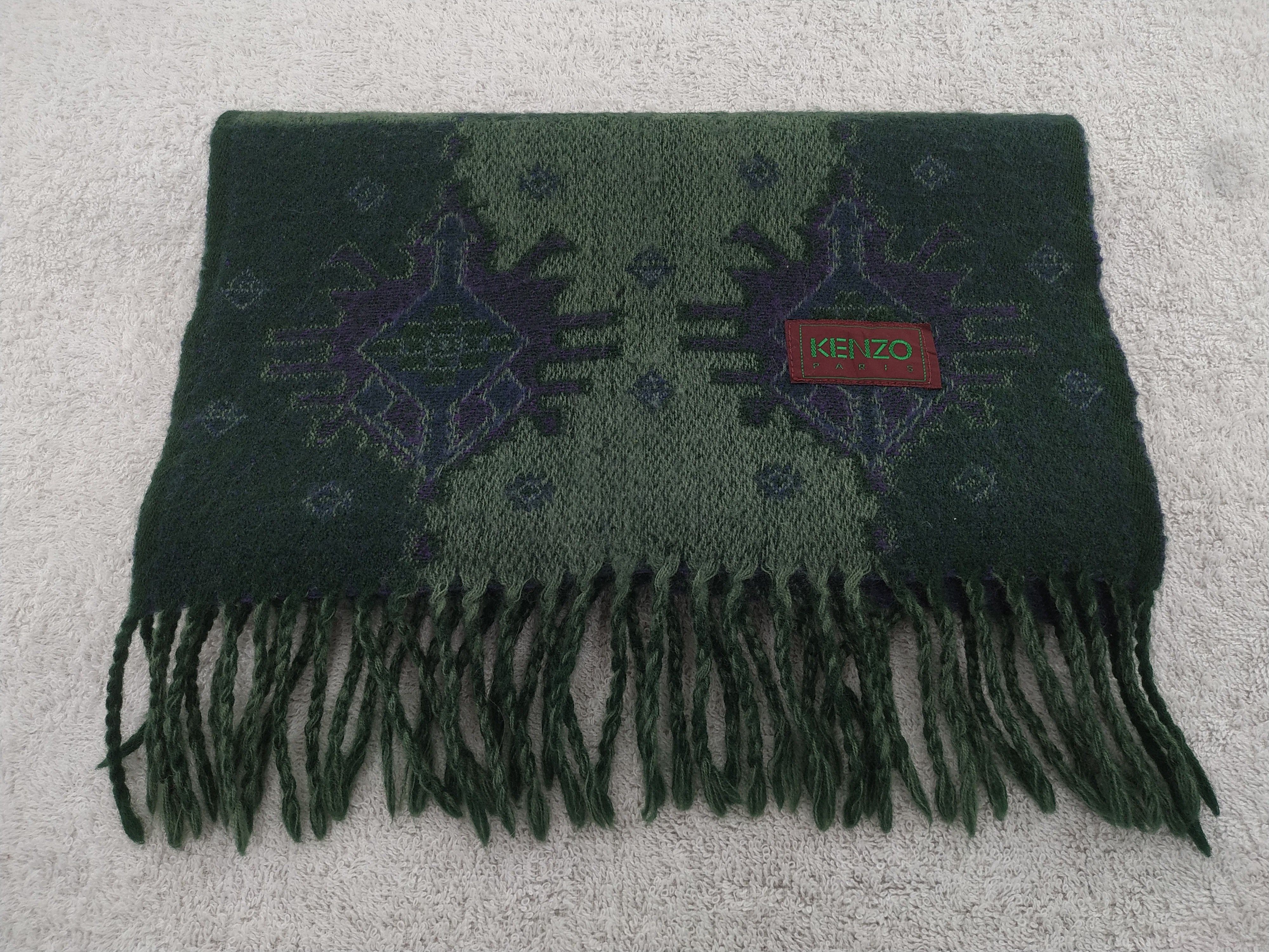 Kenzo × Vintage Kenzo Scarf / Muffler / Neckwear - WW576 Size ONE SIZE - 2 Thumbnail