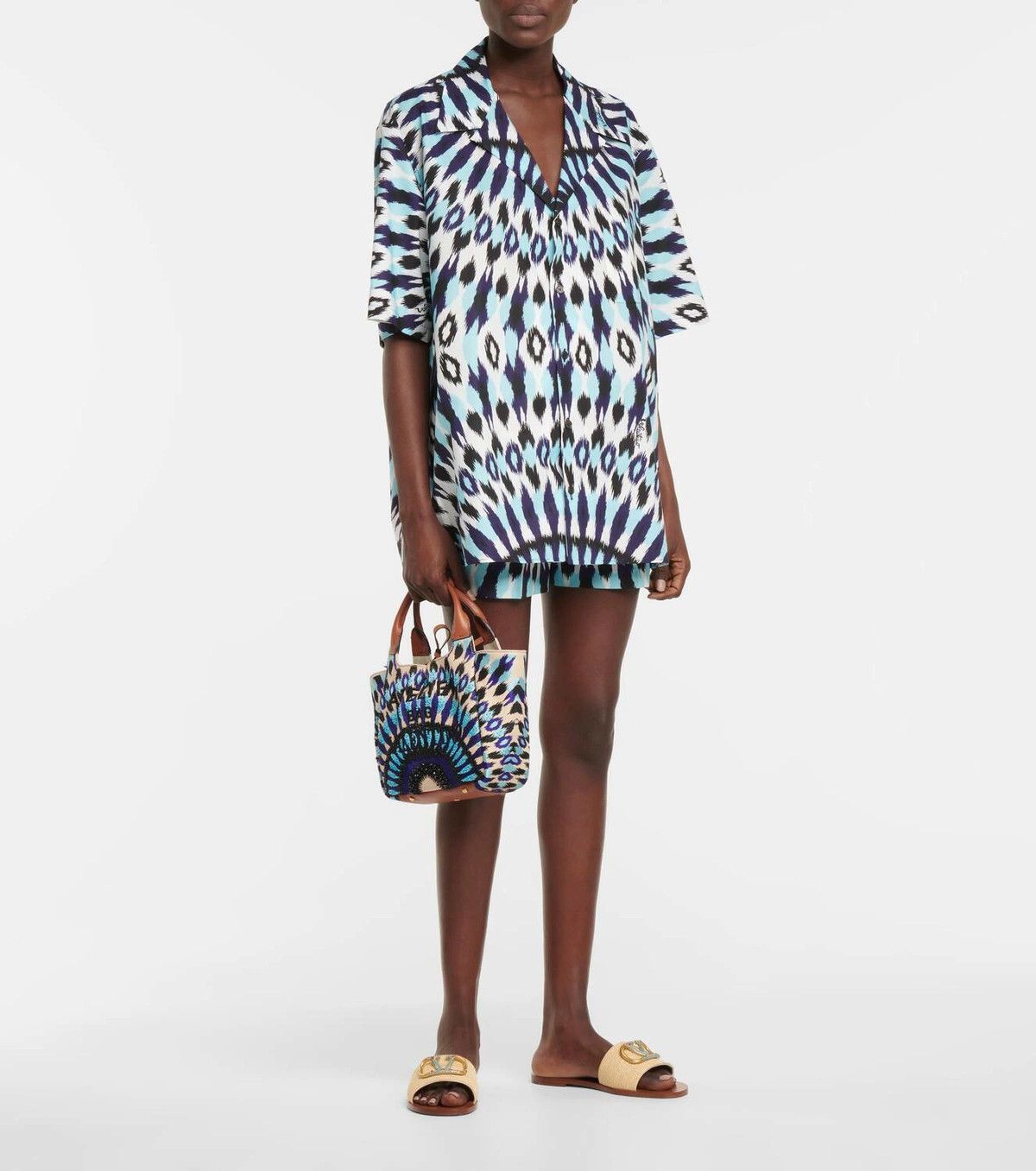 Valentino o1y0326 Short in Multicolor Size 26" / US 2 / IT 38 - 4 Thumbnail