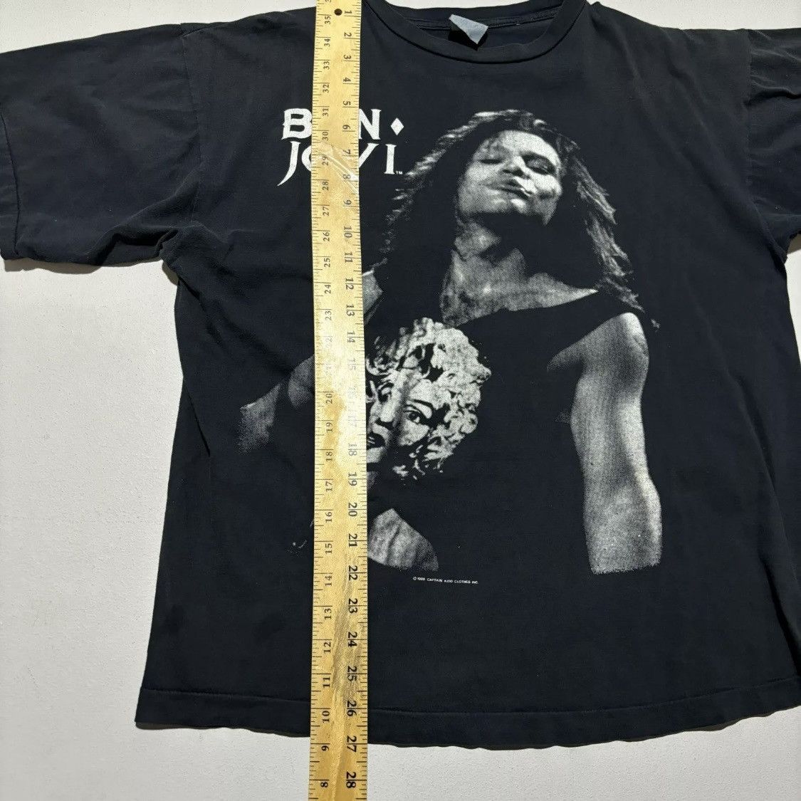Vintage Bon Jovi Marilyn Monroe T-Shirt Vintage 80s Band Brotherhood Size US L / EU 52-54 / 3 - 7 Thumbnail