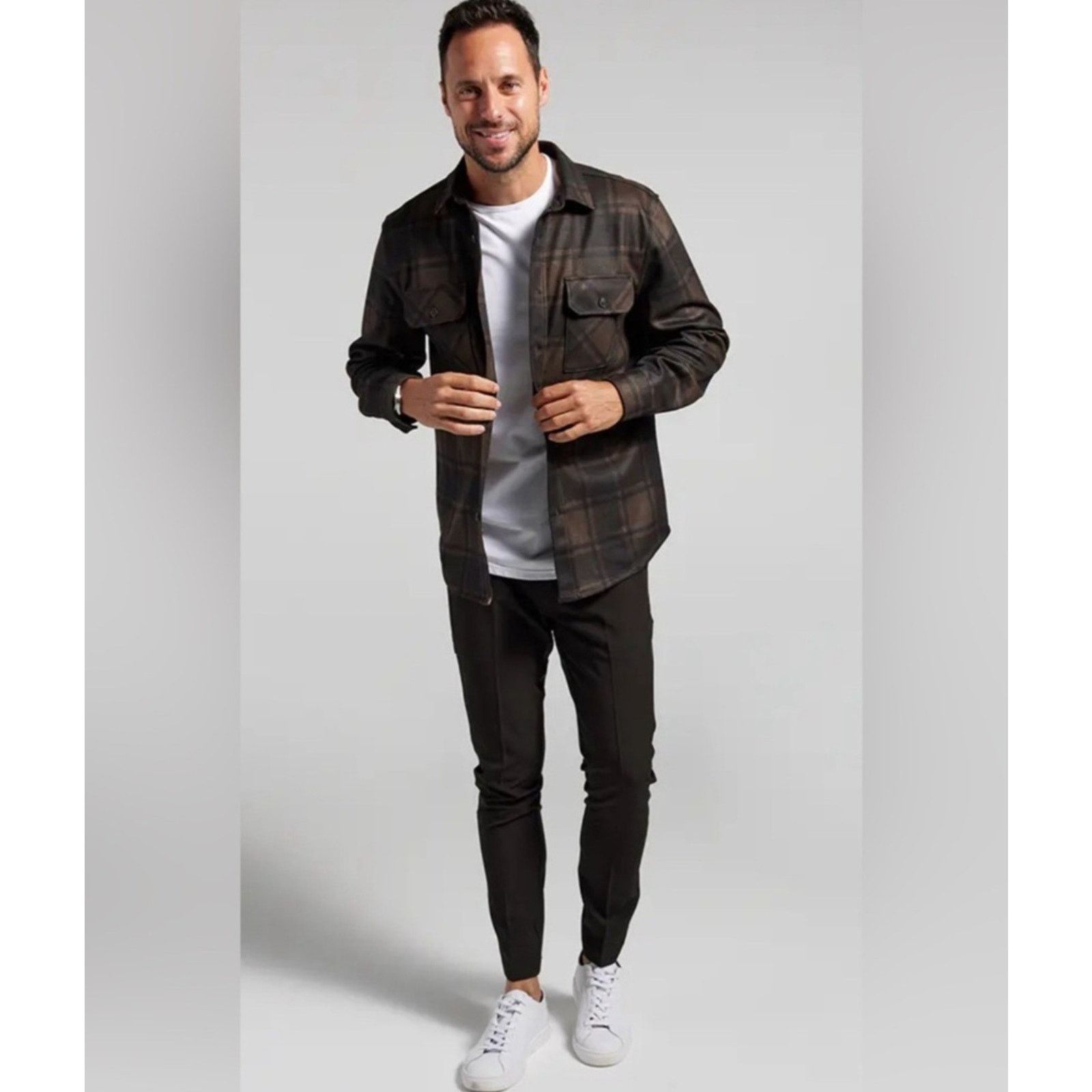 Other BYLT Premium Basics Plaid Coastal Overshirt Shacket Style Size US L / EU 52-54 / 3 - 1 Thumbnail