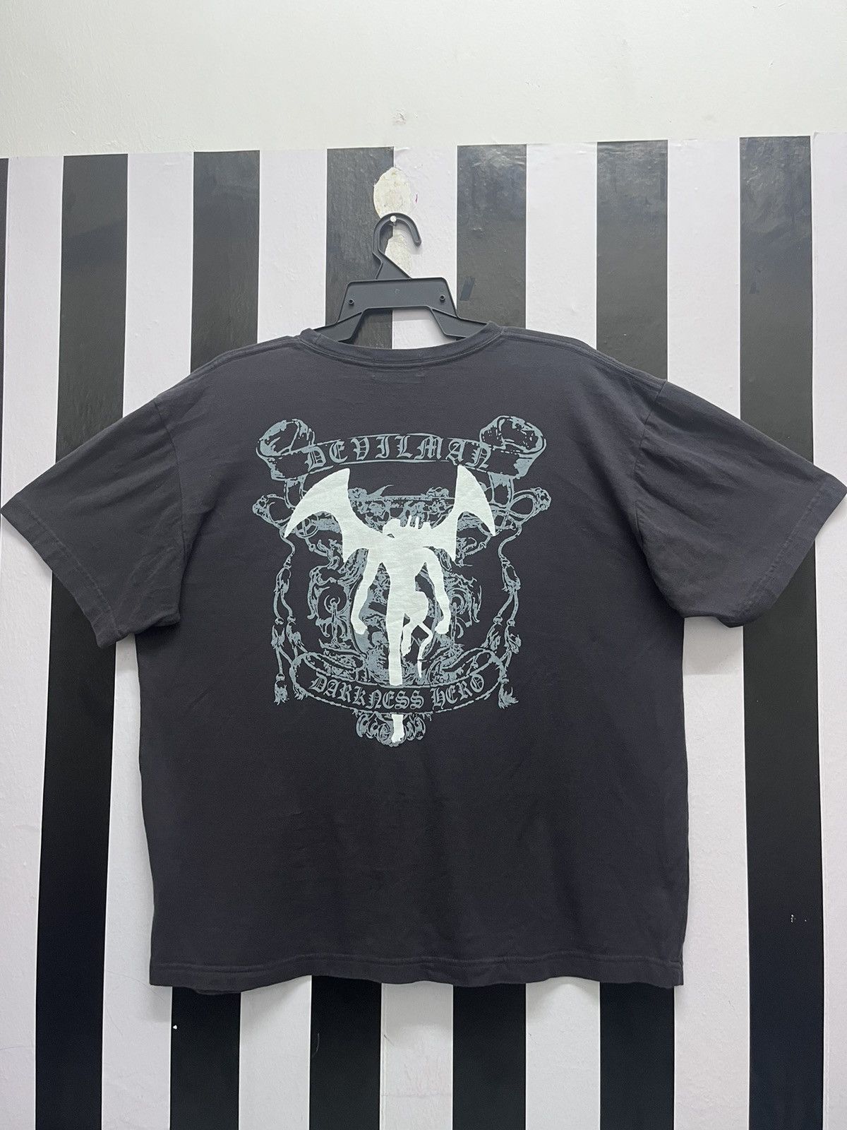 Anime Rare!! Vintage DEVILMAN anime tee big printed devilman Size US XL / EU 56 / 4 - 1 Thumbnail
