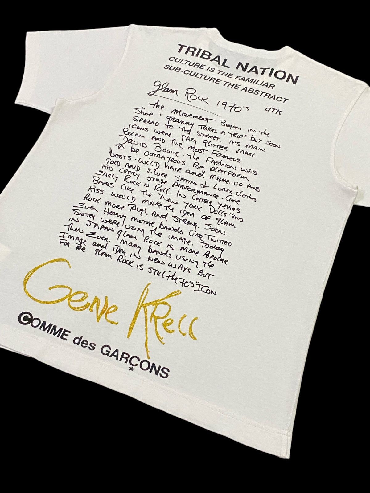 Comme des Garcons AD2002 Comme Des Garçons Gene Krece Glam Rock History Shirt Size US M / EU 48-50 / 2 - 20 Thumbnail