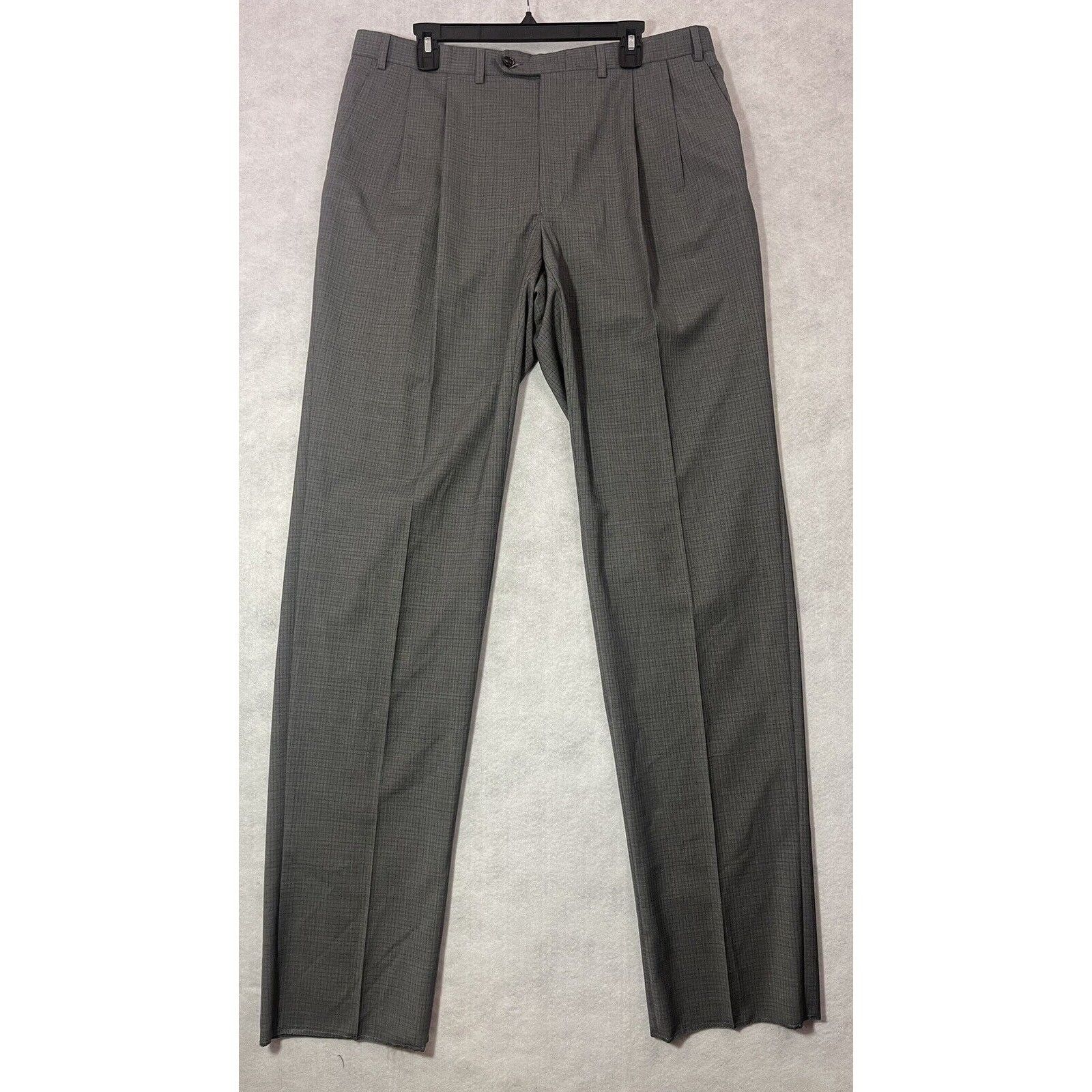 Ralph Lauren Ralph Lauren Nero Dress Pants Mens 43 Long 37 Gray MSPR $495 Size 42L - 5 Thumbnail