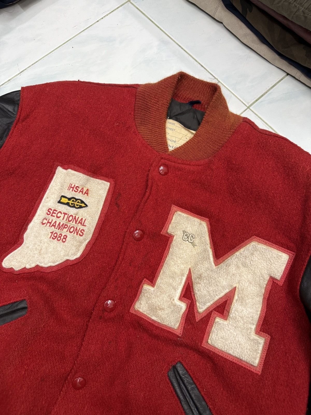 Delong 🔥🔥🔥ARCHIVE VINTAGE DELONG VARSITY JACKET Size US M / EU 48-50 / 2 - 16 Thumbnail
