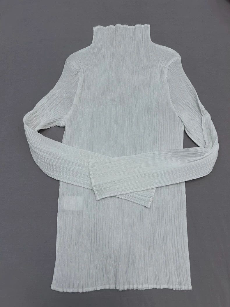 Issey Miyake Issey Miyake White toothpick top Size M / US 6-8 / IT 42-44 - 1 Thumbnail