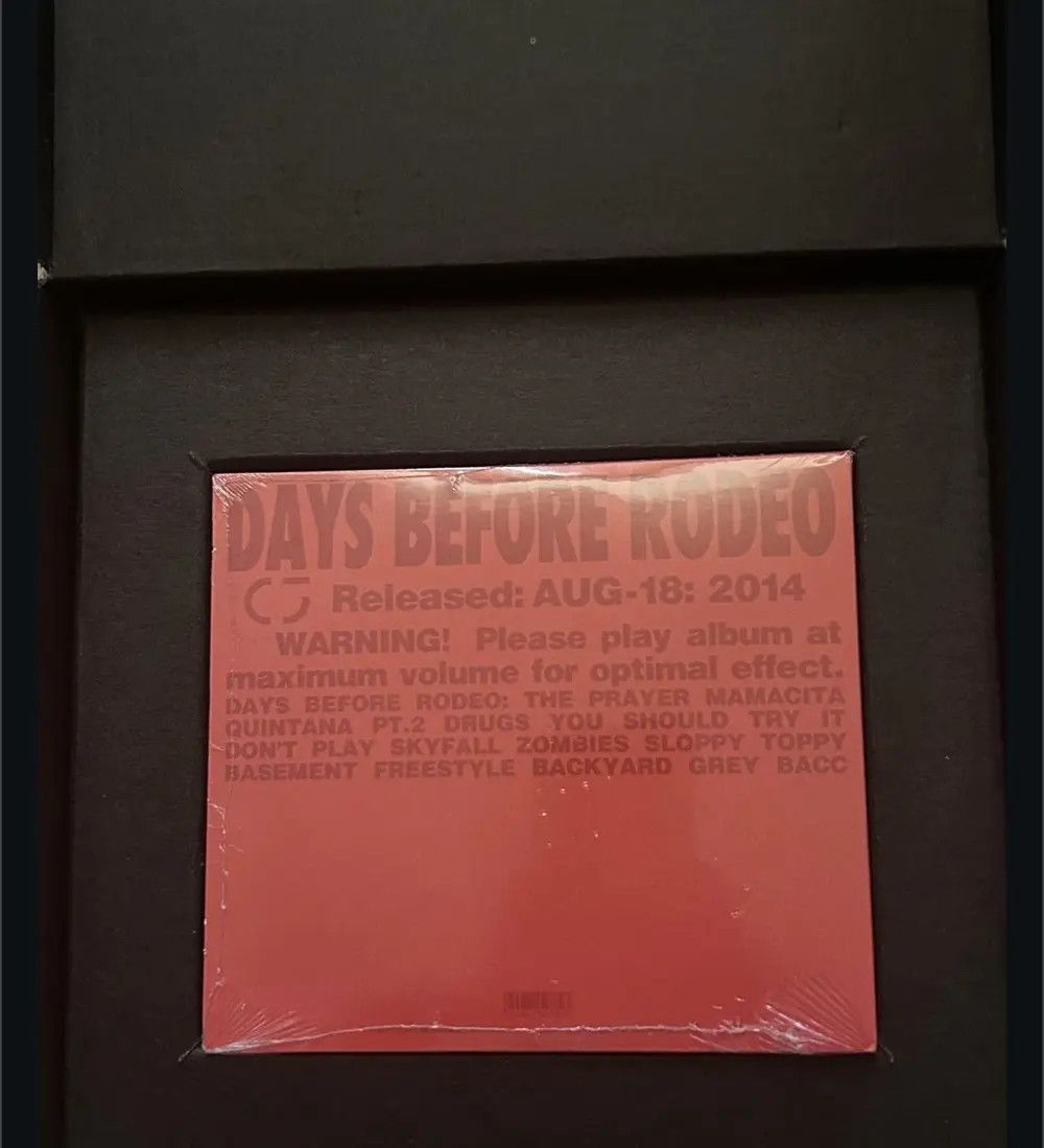 Travis Scott Days Before Rodeo Box Set III Drugs Hat & Album CD Size ONE SIZE - 4 Thumbnail