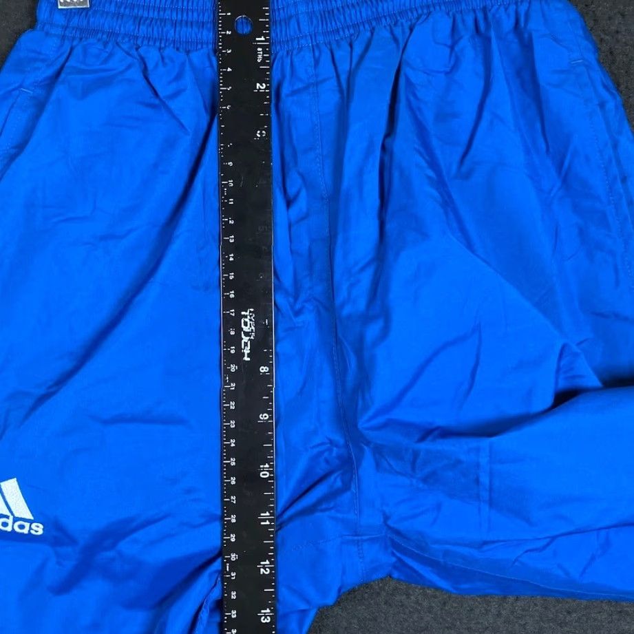 Adidas Adidas Mens Pants Blue Rain Track Pull On Lined Climaproof Windbreaking XS Size US 27 - 7 Thumbnail