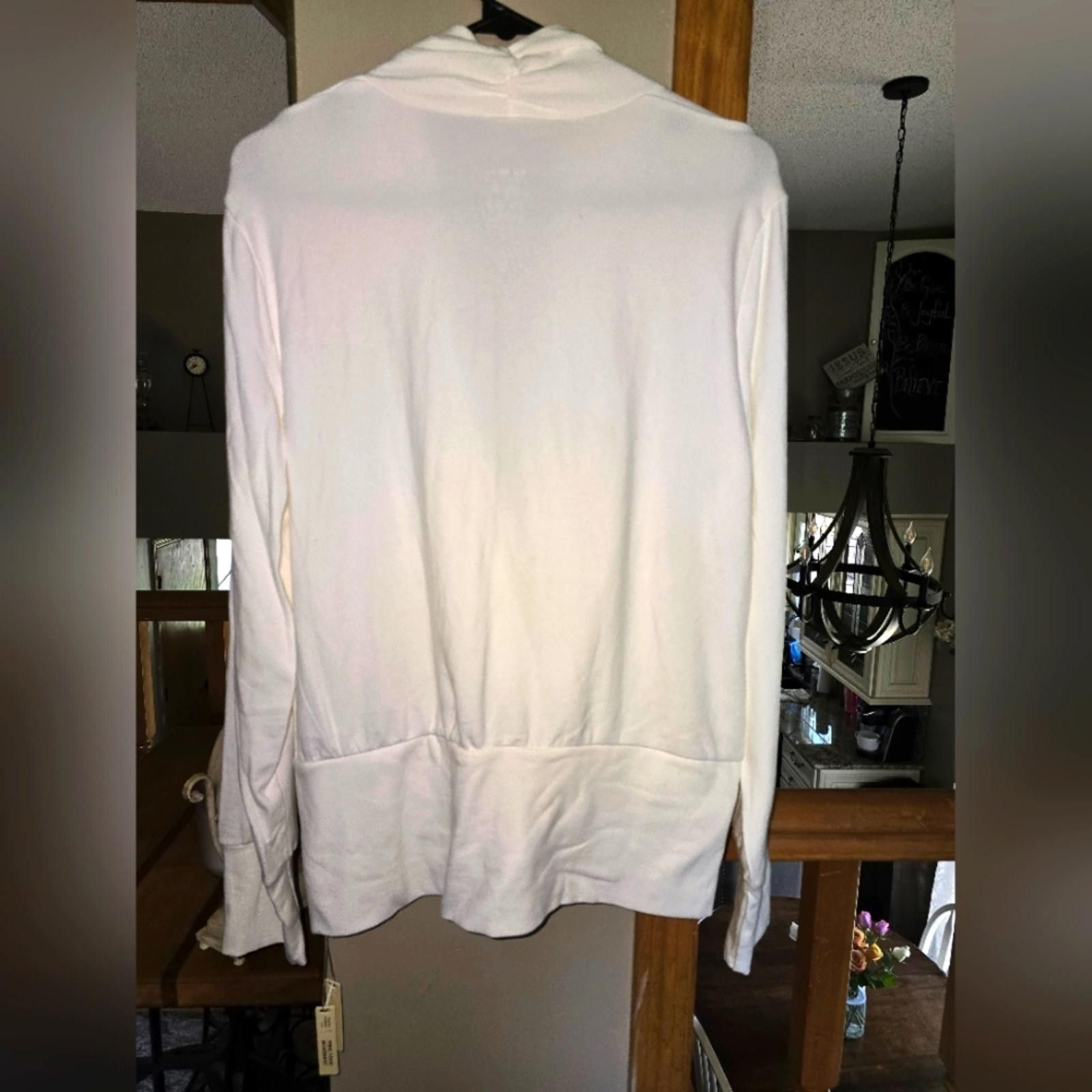 Designer White OGLmove Wrap Cardigan Size XL / US 12-14 / IT 48-50 - 4 Thumbnail
