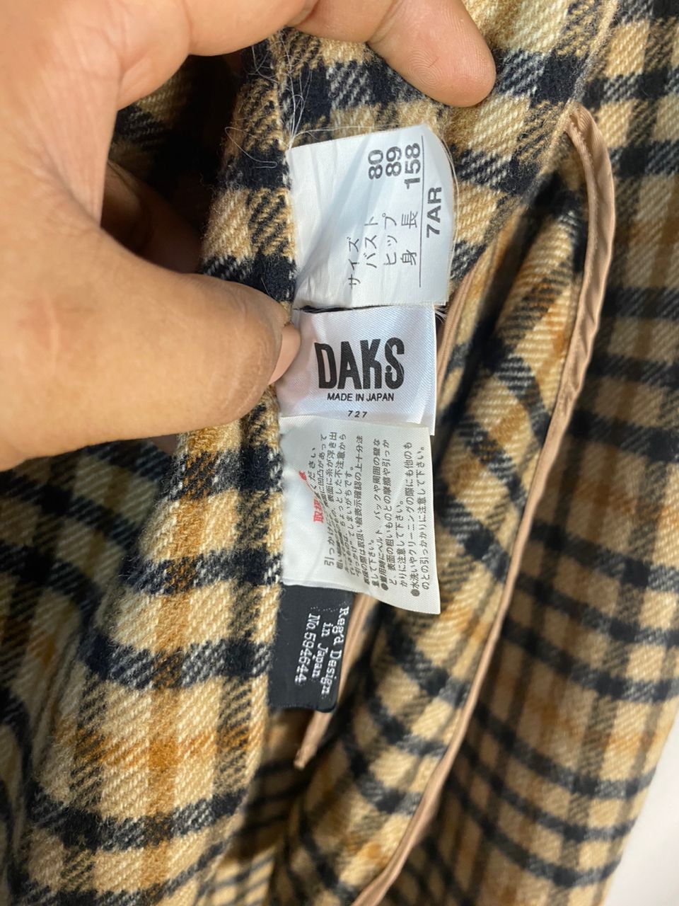 DAKS × Designer × Vintage Unisex🔥Vintage darks London trench coat Size M / US 6-8 / IT 42-44 - 9 Thumbnail