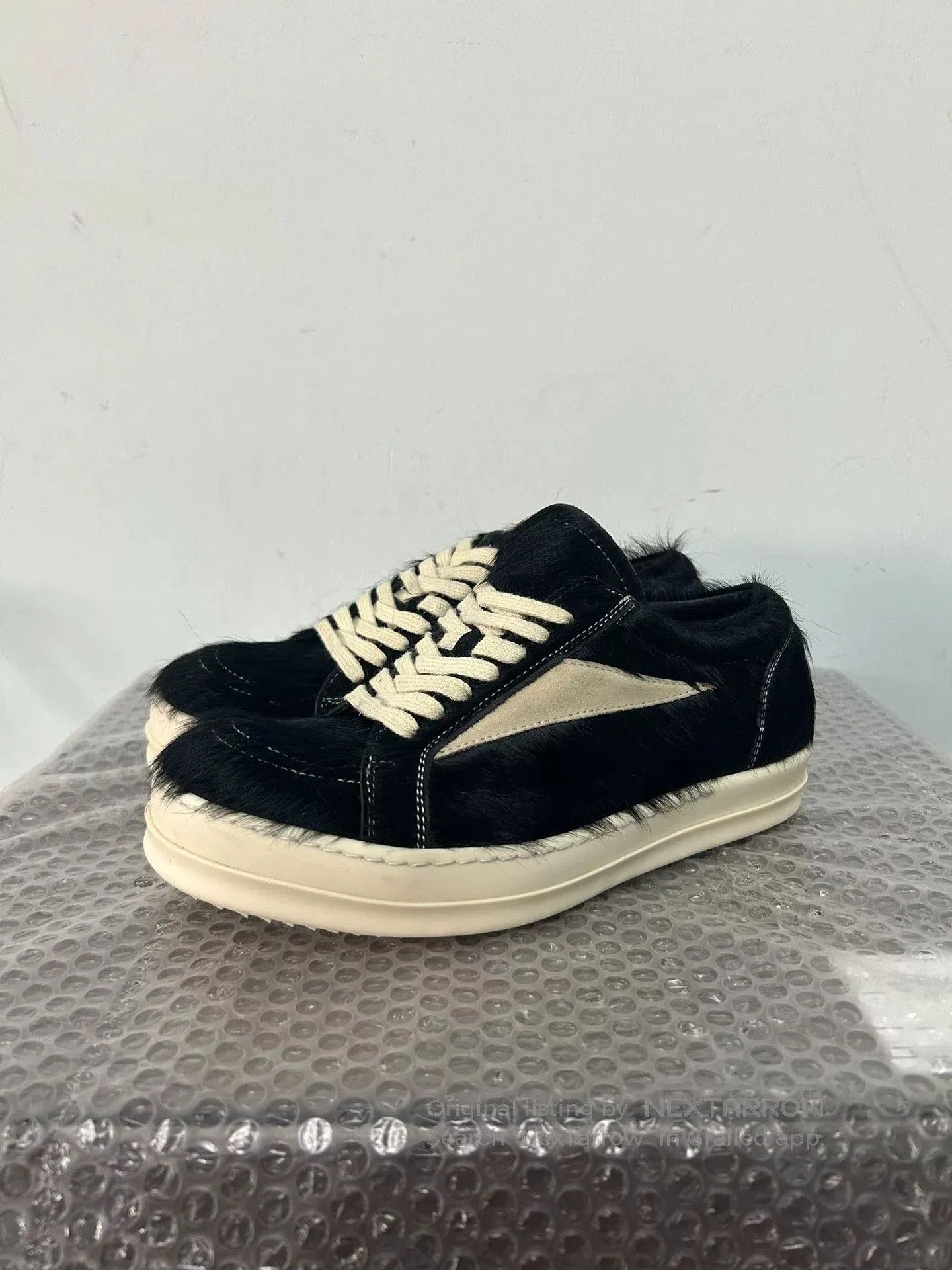 Rick Owens rick owens black fur sneakers size 39. Size US 7 / EU 40 - 1 Thumbnail