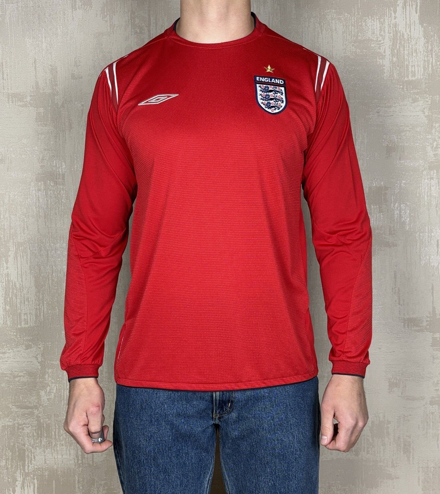 Umbro England 2004 2006 Umbro X-sTaTic Soccer Vintage Jersey Size US L / EU 52-54 / 3 - 2 Thumbnail