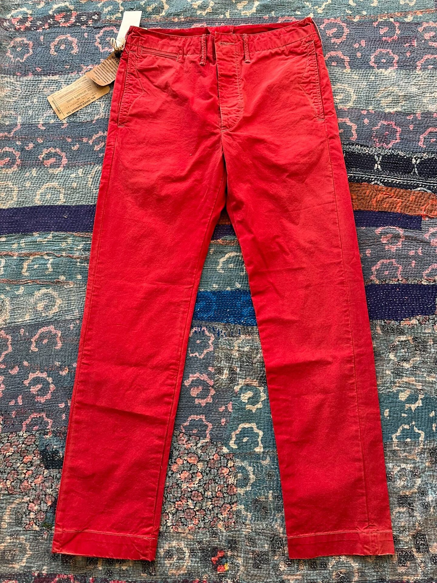 RRL Ralph Lauren RRL Vintage Red Casual Pants Size US 32 / EU 48 - 1 Thumbnail