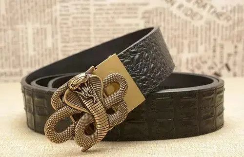 Japanese Brand × Leather Cobra Buckle Automatic Belt Size ONE SIZE - 2 Thumbnail