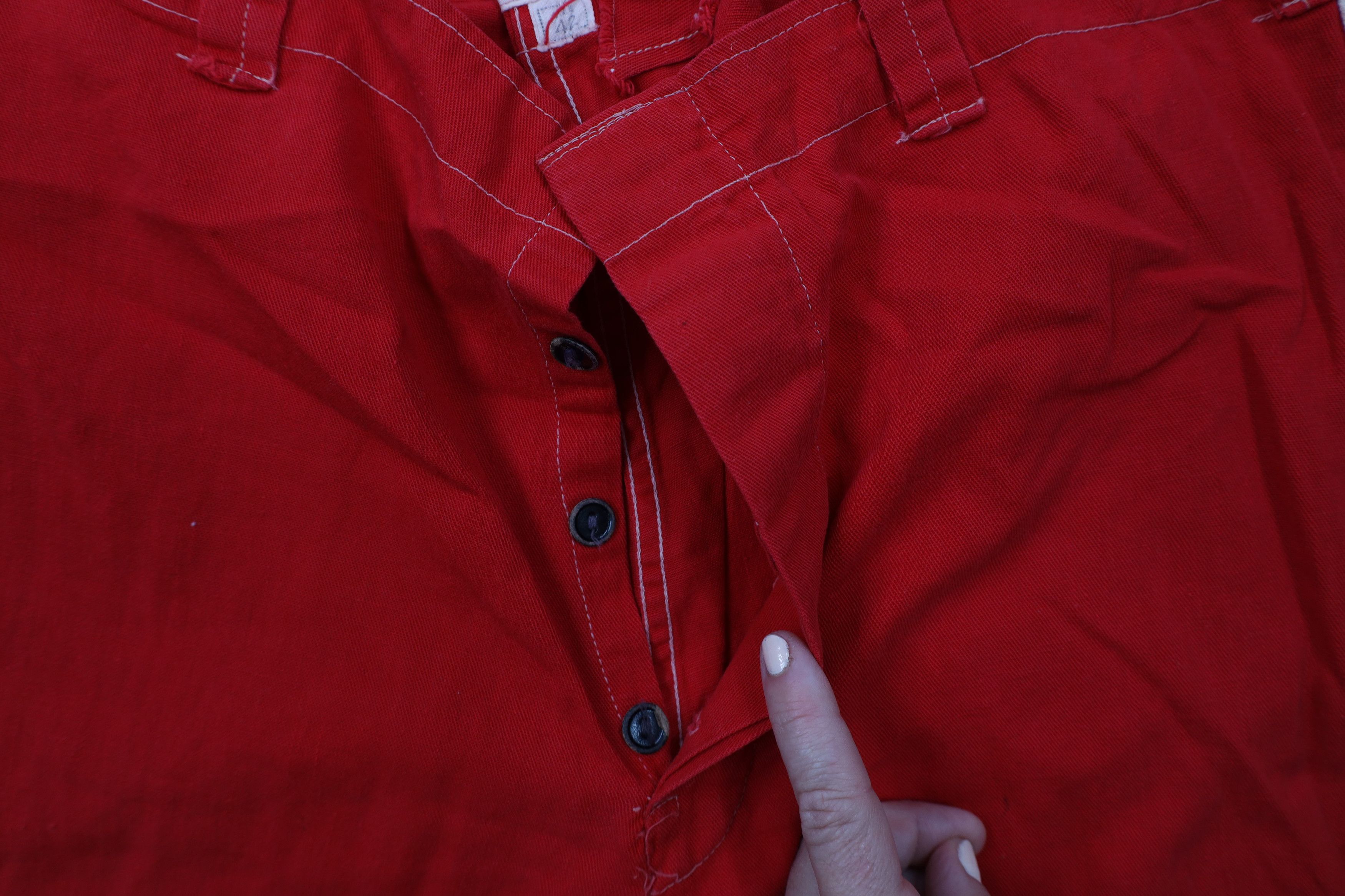 Vintage Vintage 40s 50s Striped Button Baseball Uniform Pants USA Size US 34 / EU 50 - 9 Thumbnail