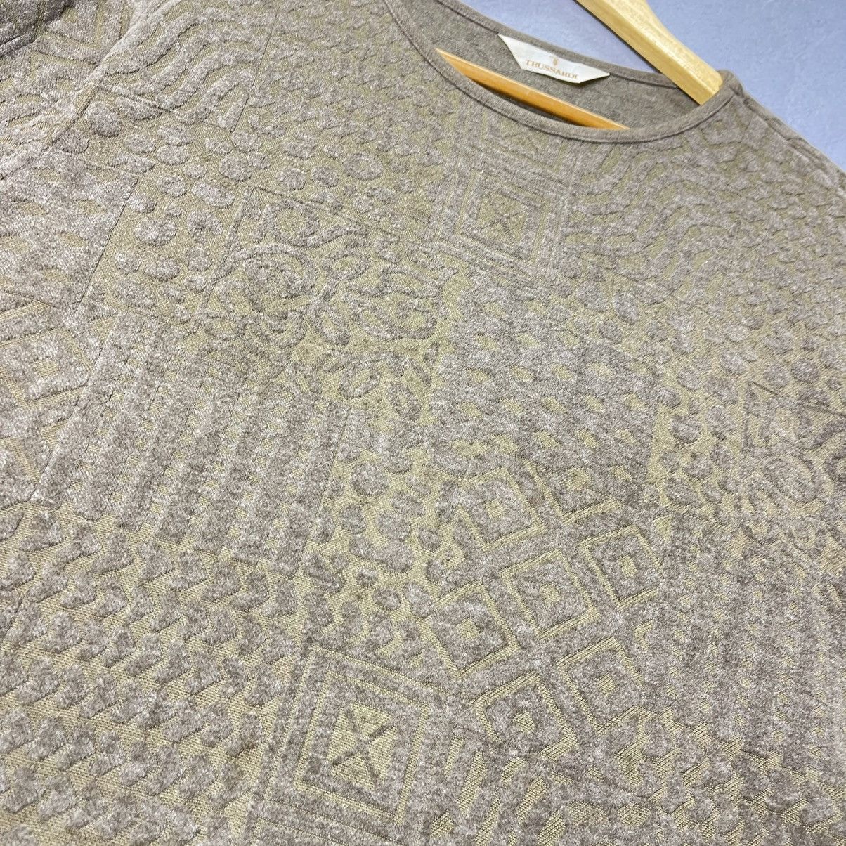 Trussardi Vintage Trussardi Textured Oversized Tunic Top Size M / US 6-8 / IT 42-44 - 3 Thumbnail