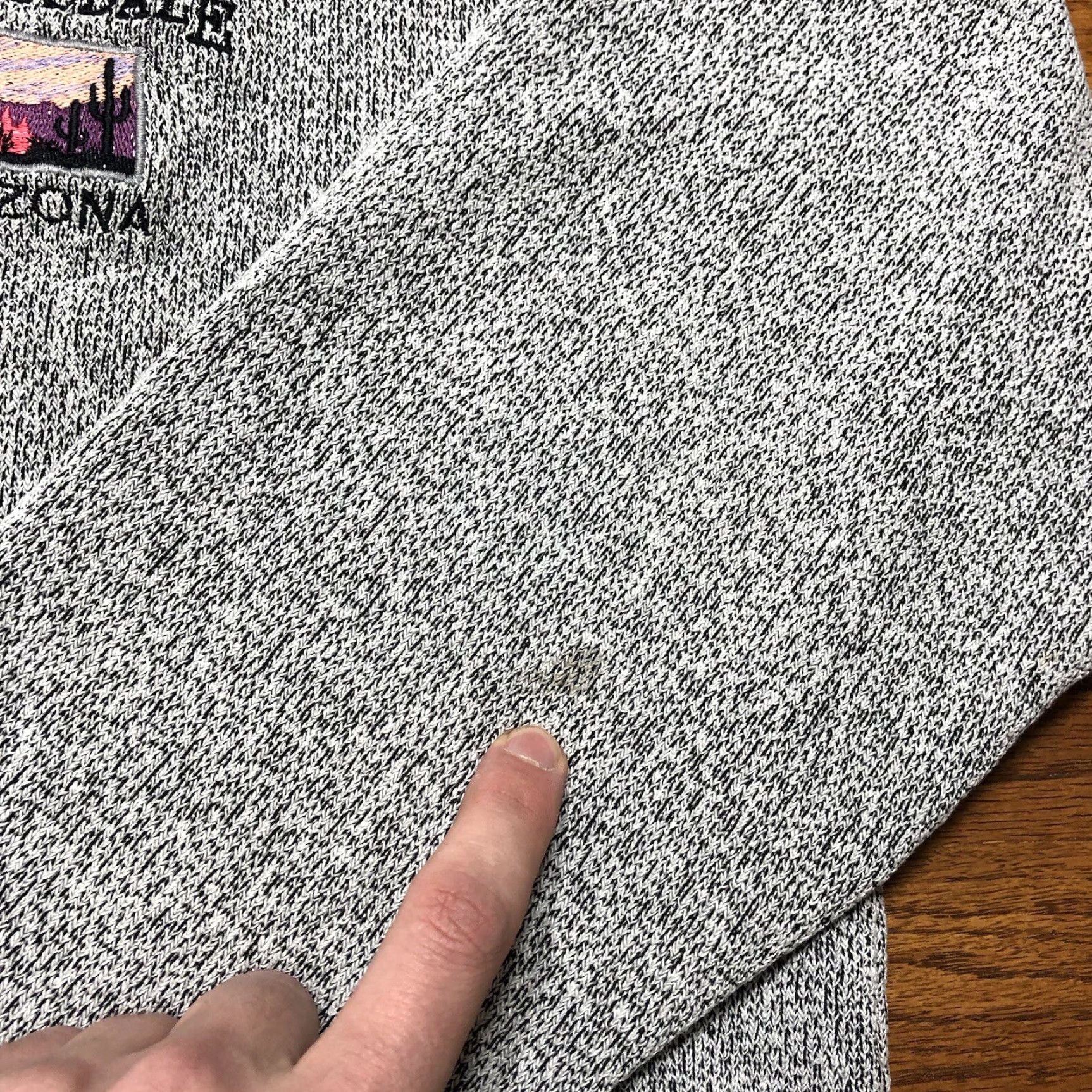 Vintage VINTAGE San Segal Sweatshirt Mens L Gray USA Crew Neck Long Sleeve Pullover Embroidered Logo Heavyweight Limited Edition Cotton Blend Knit Size US L / EU 52-54 / 3 - 5 Thumbnail