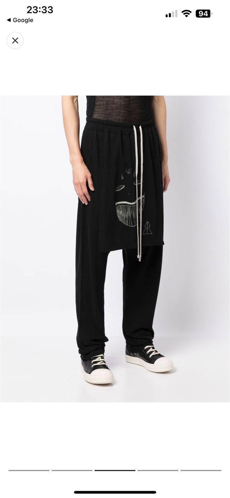 Rick Owens Rick Owens DRKSHDW Toothface track pants Size US 30 / EU 46 - 3 Thumbnail